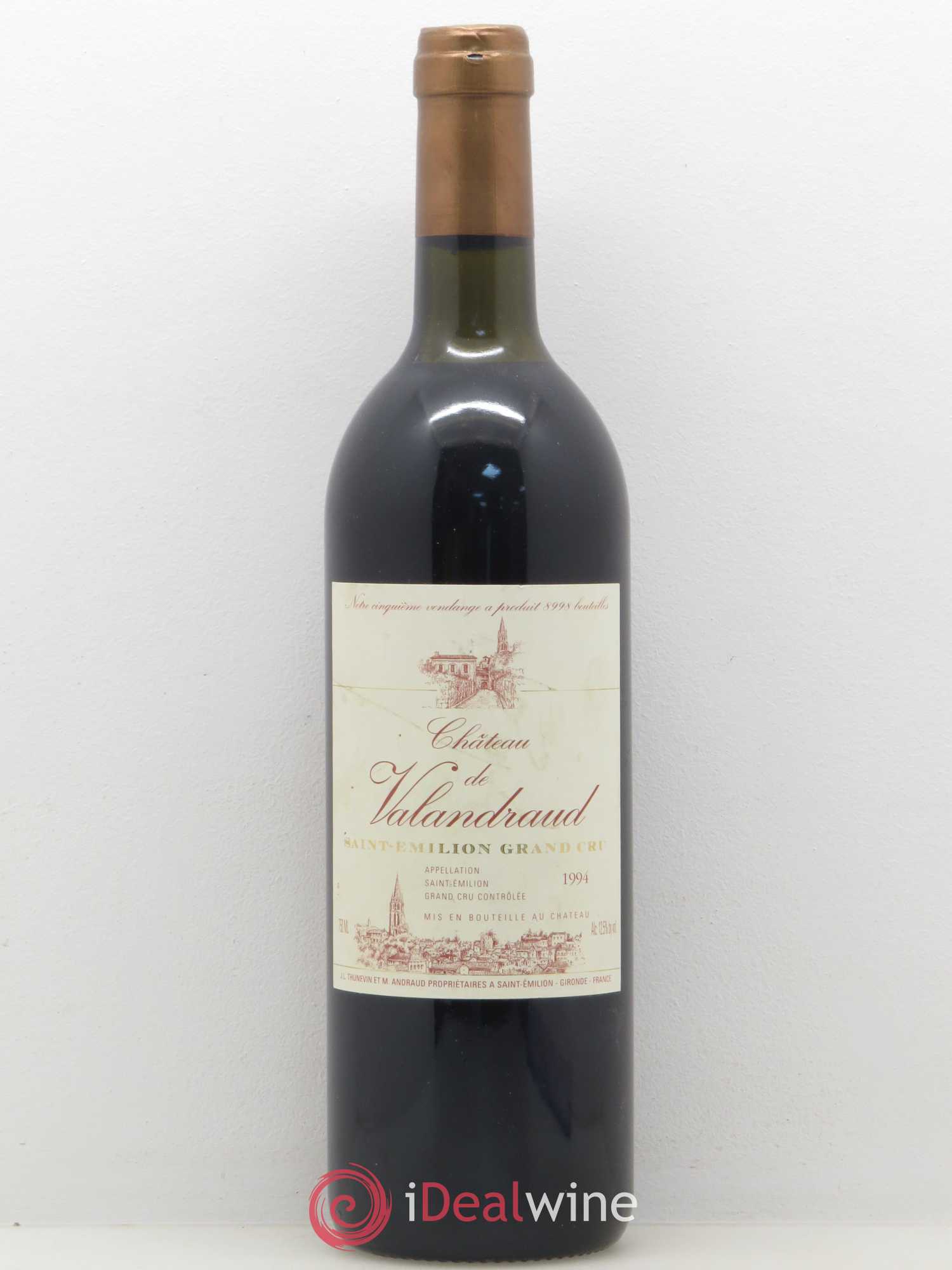 Château de Valandraud 1994 - Lot de 1 bouteille - 0