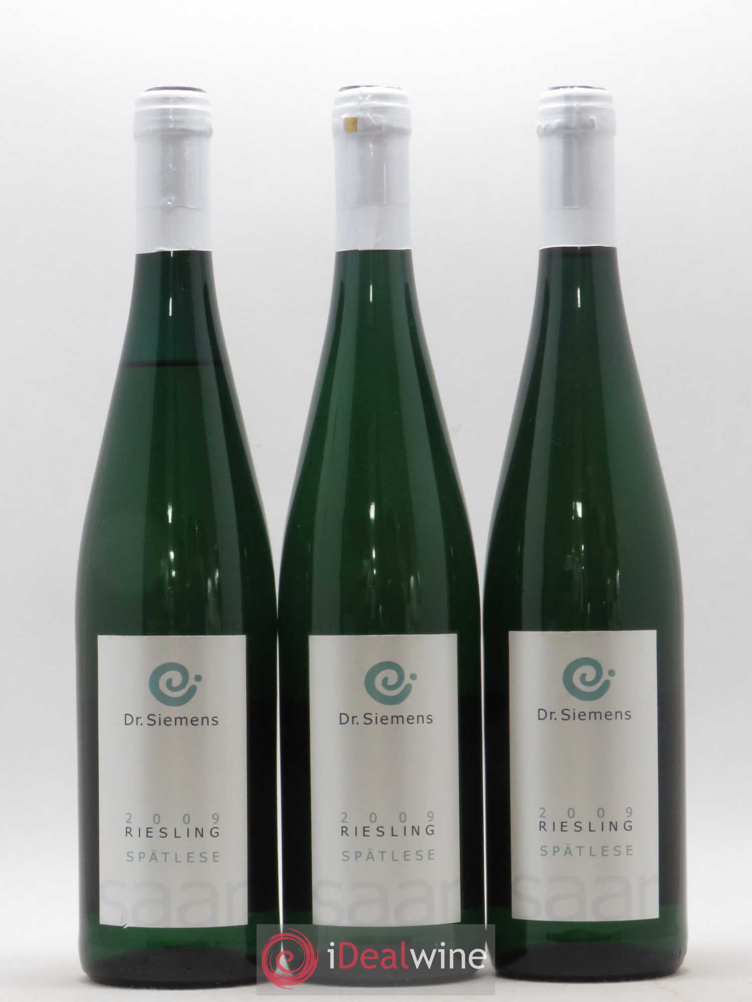 Allemagne Mosel-Saar Dr Siemens Riesling Spatlese Feinherb Wurtzberg 2009 - Posten von 3 Flaschen - 0