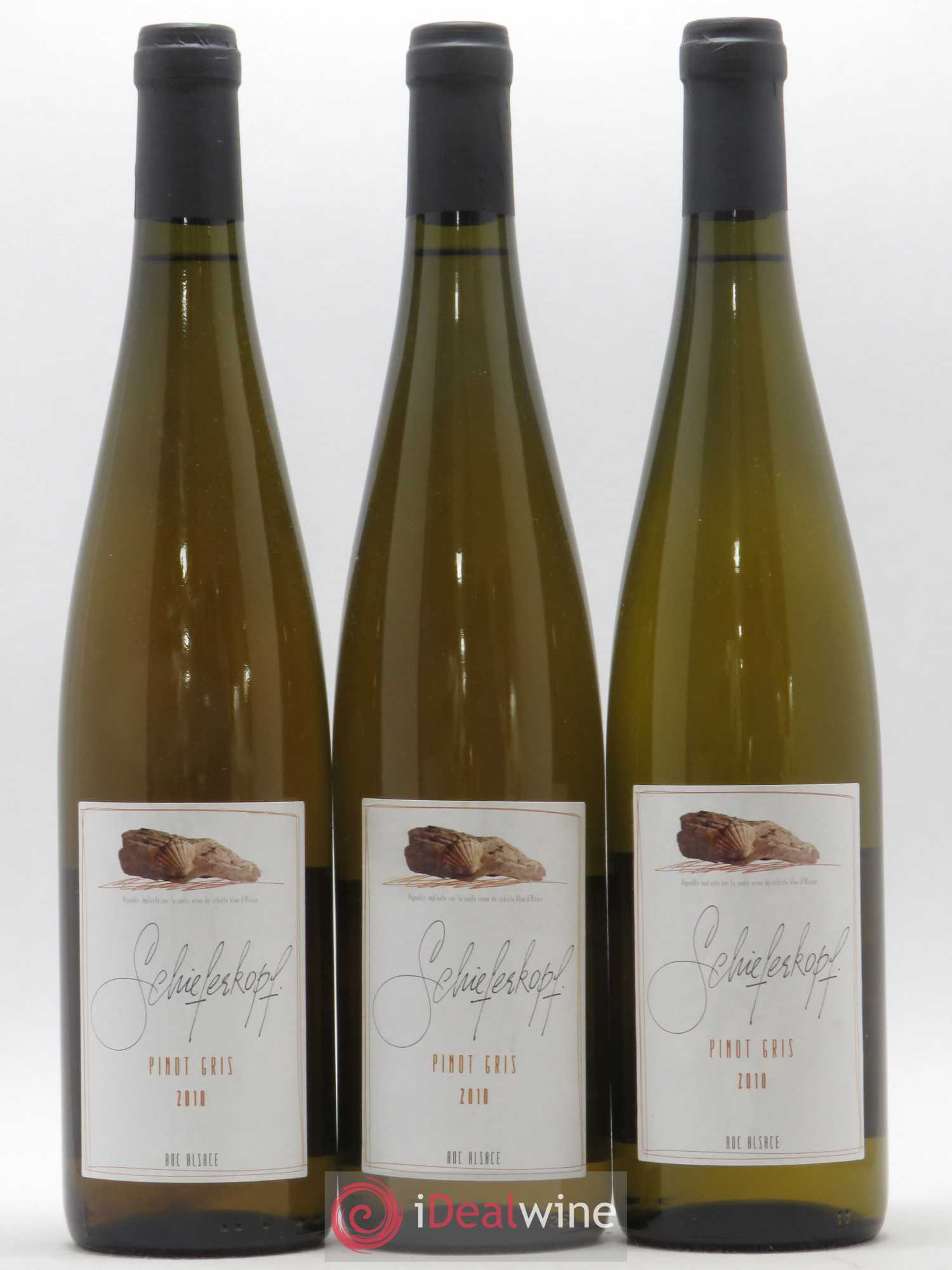 Pinot Gris Chapoutier Schieferkopf (sans prix de réserve) 2010 - Posten von 3 Flaschen - 0