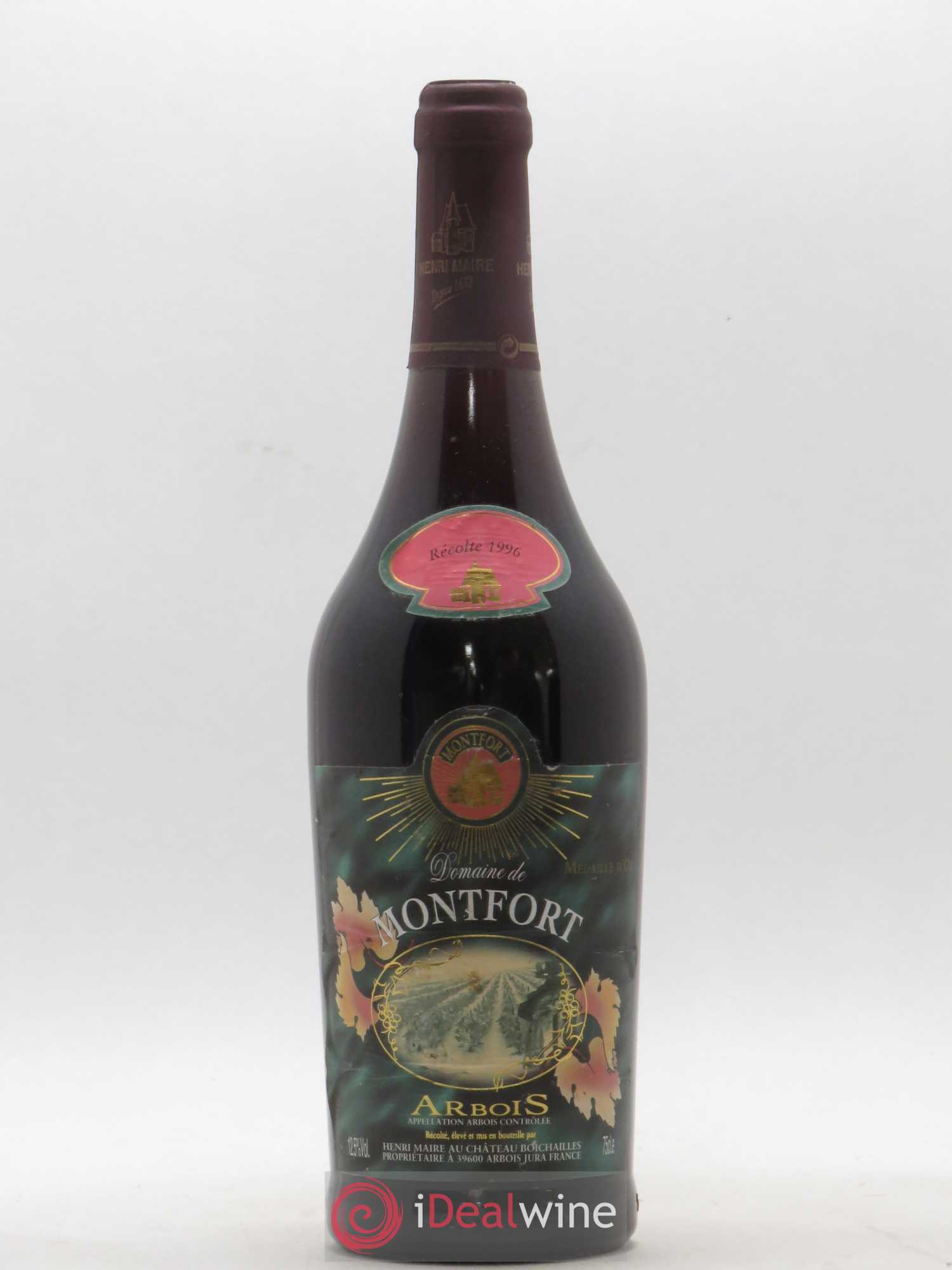 Arbois Henri Maire Domaine De Montfort 1996 - Posten von 1 Flasche - 0