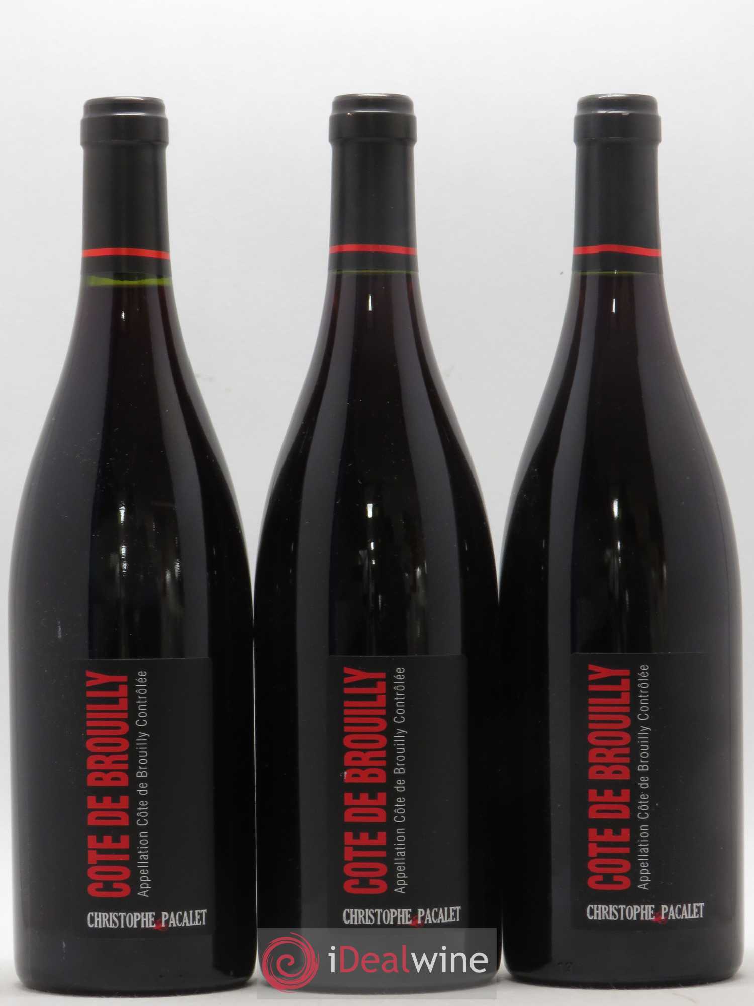 Côte de Brouilly Christophe Pacalet 2016 - Lot de 3 bouteilles - 0
