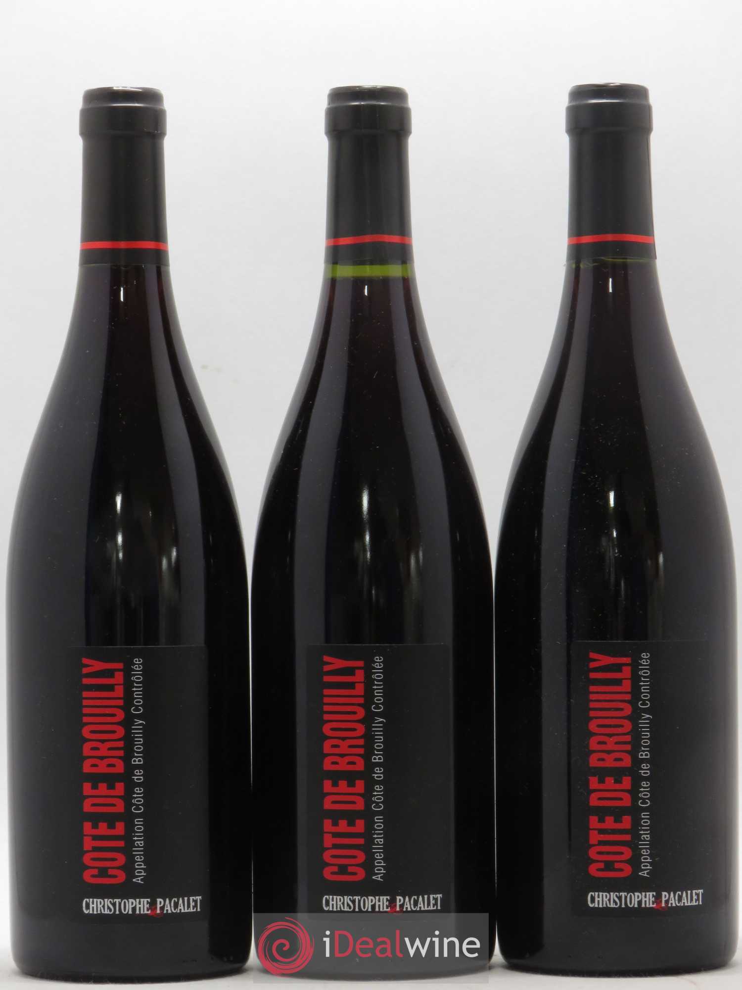 Côte de Brouilly Christophe Pacalet 2016 - Lot de 3 bouteilles - 0