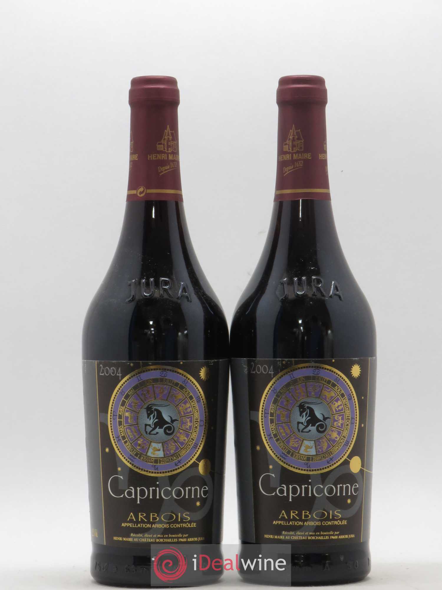 Arbois Capricorne Henri Maire 2004 - Posten von 2 Flaschen - 0