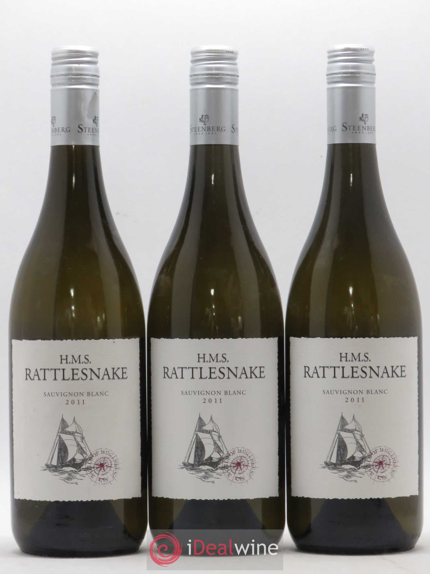 Afrique du Sud Stennberg Vineyards H.M.S Rattlesnake The Battle Of Muizemberg 2011 - Posten von 3 Flaschen - 0