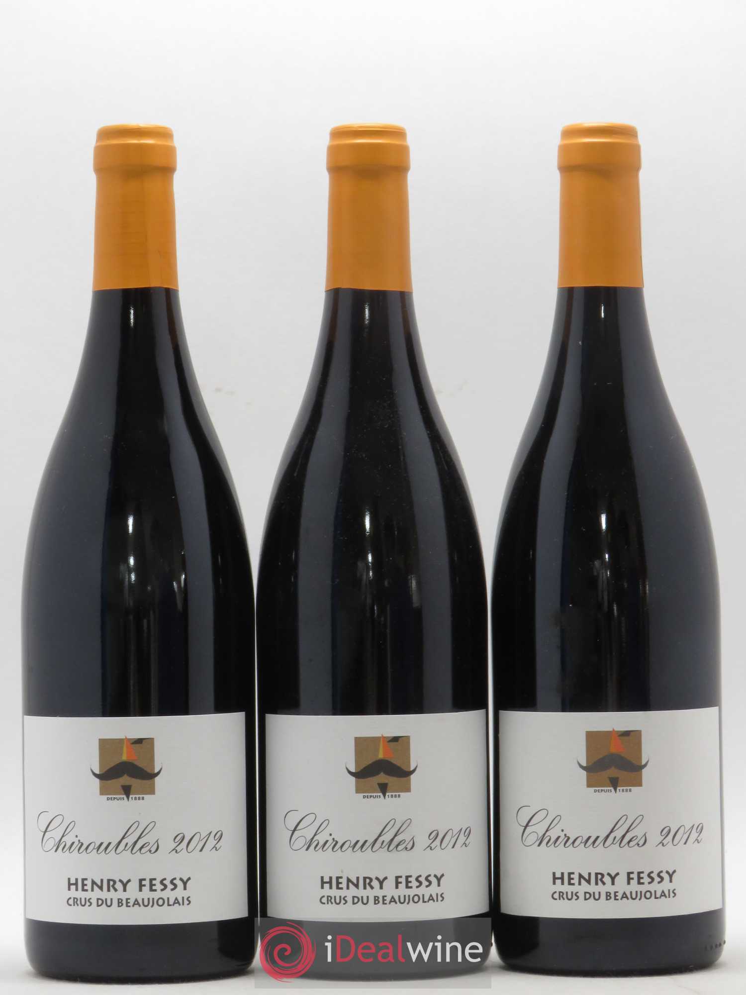 Chiroubles Henri Fessy (sans prix de réserve) 2012 - Posten von 3 Flaschen - 0