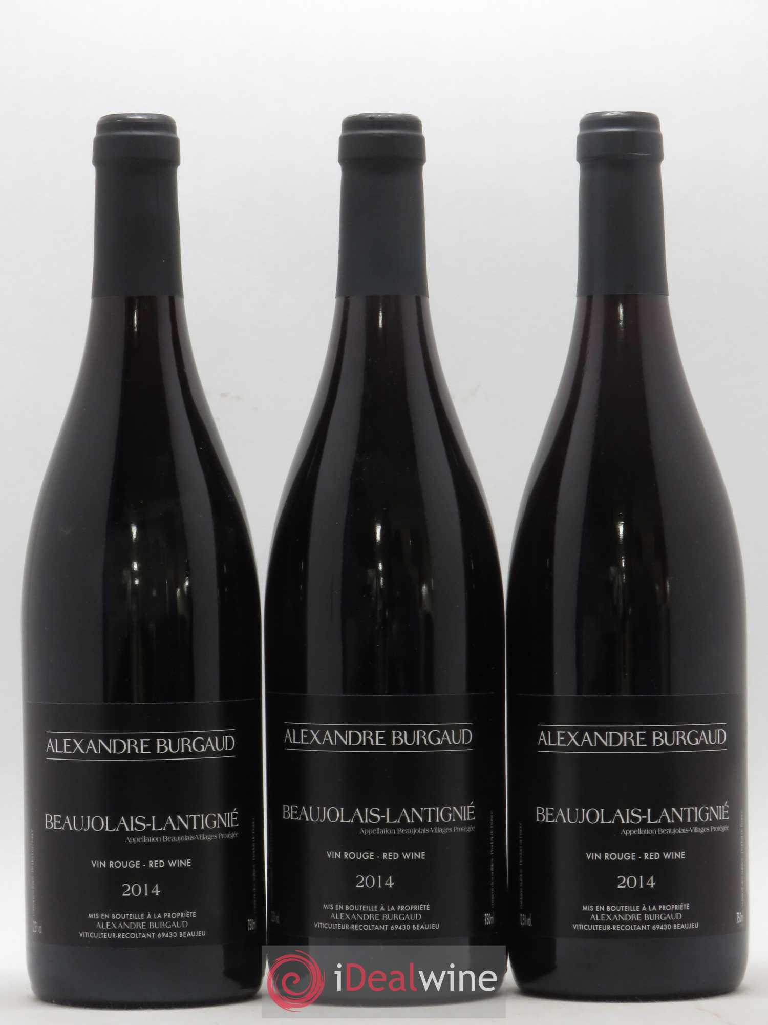 Beaujolais Lantignié Alexandre Burgaud (sans prix de réserve) 2014 - Posten von 3 Flaschen - 0