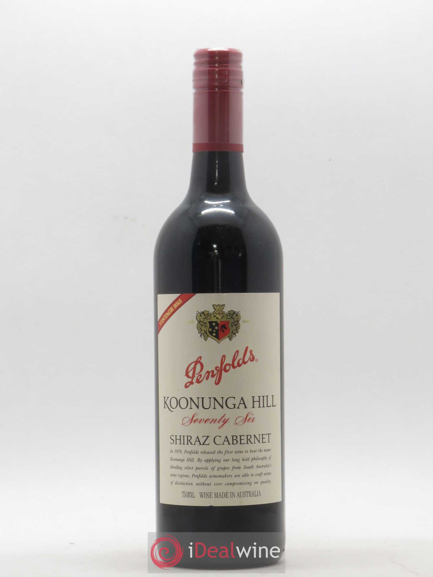 Australie Penfolds Koonunga Hill Seventy Six (sans prix de réserve) 2015 - Posten von 1 Flasche - 0