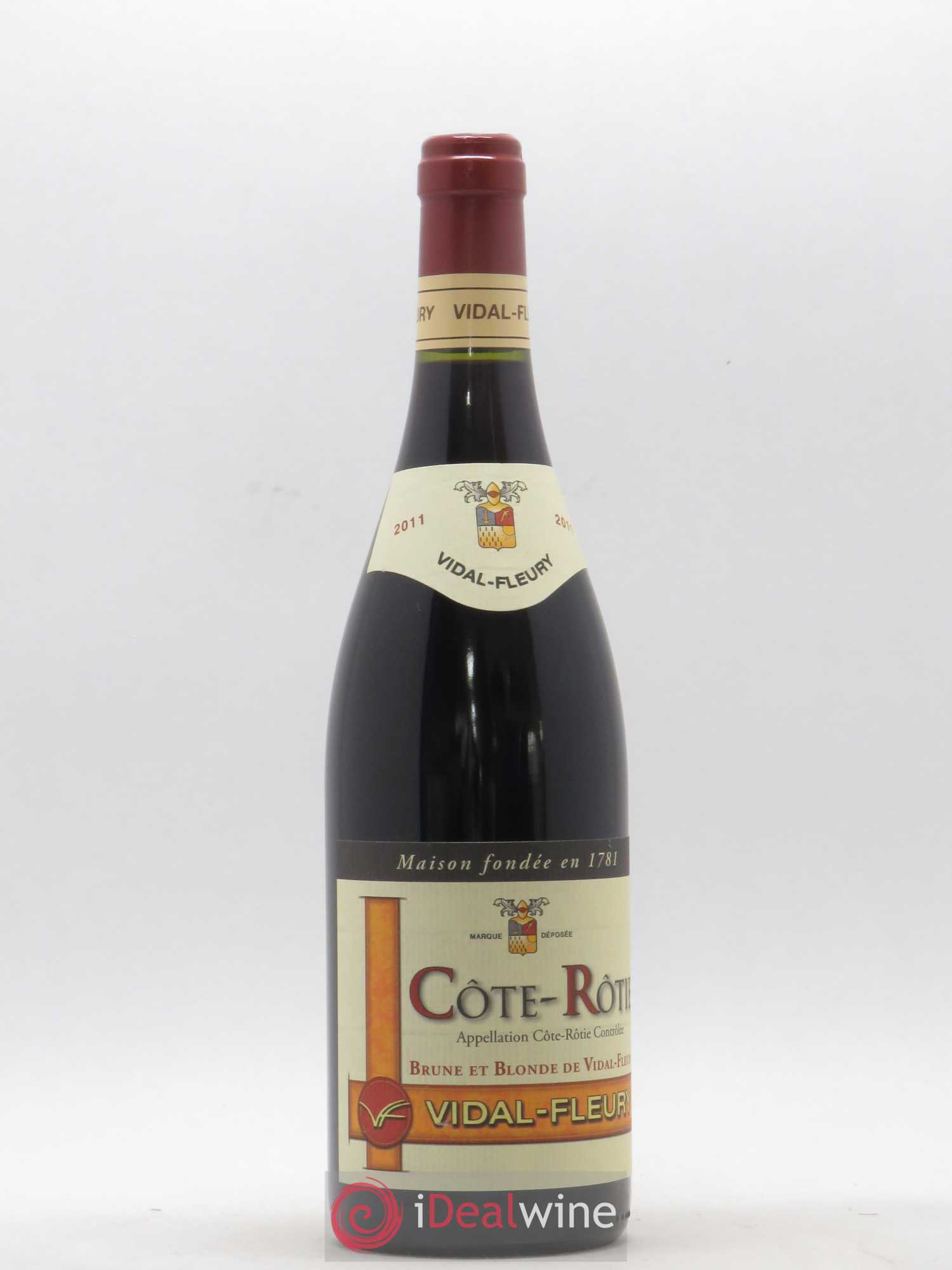 Côte-Rôtie Brune et Blonde Vidal Fleury 2011 - Lot de 1 bouteille - 0
