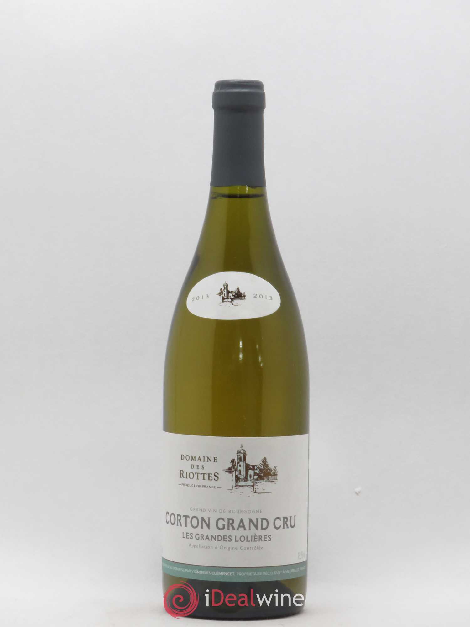 Corton Grand Cru Les Grandes Lolières Domaine des Riottes 2013 - Posten von 1 Flasche - 0