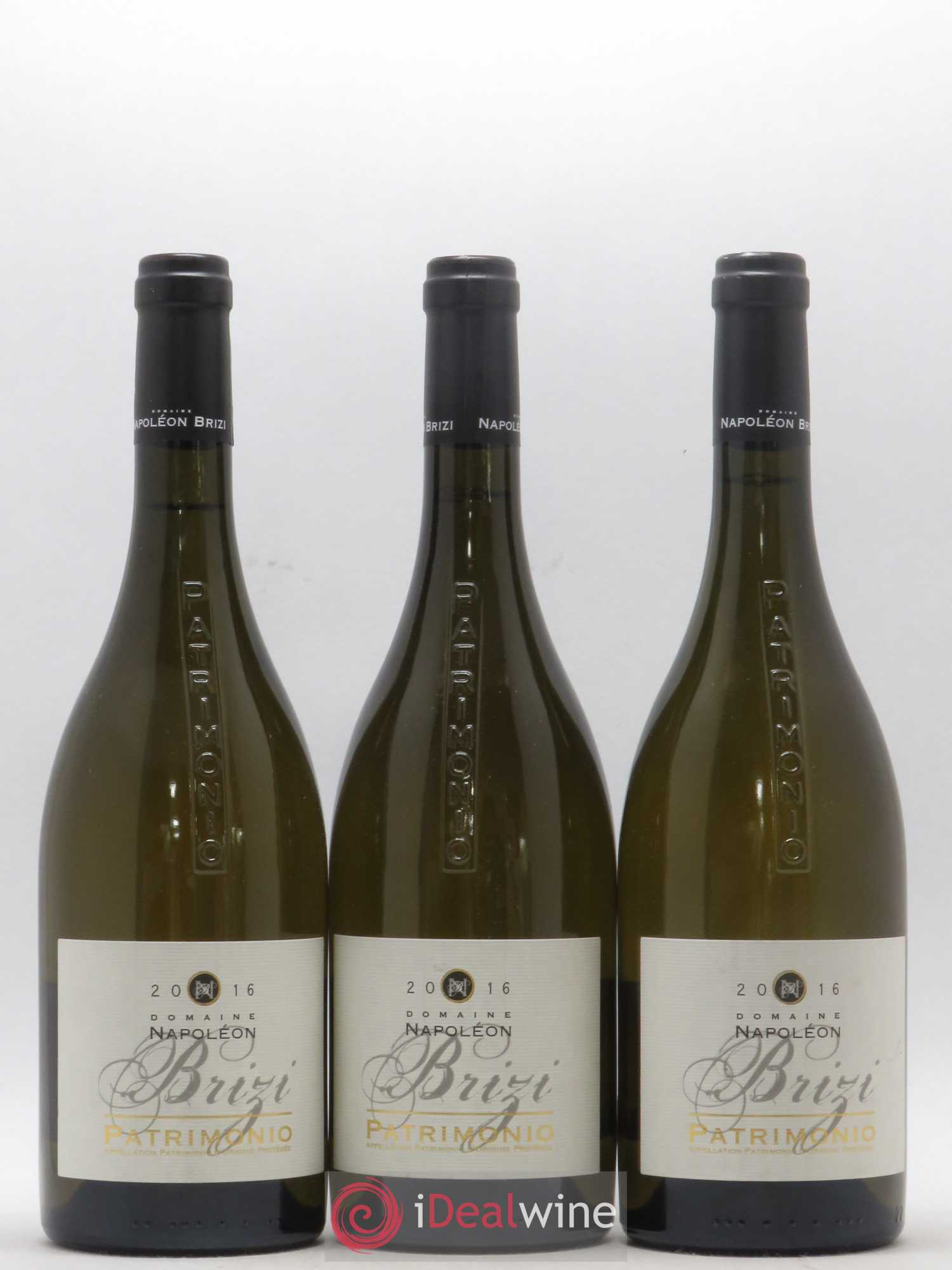 Patrimonio Domaine Napoleon Brizi (sans prix de réserve) 2016 - Posten von 3 Flaschen - 0