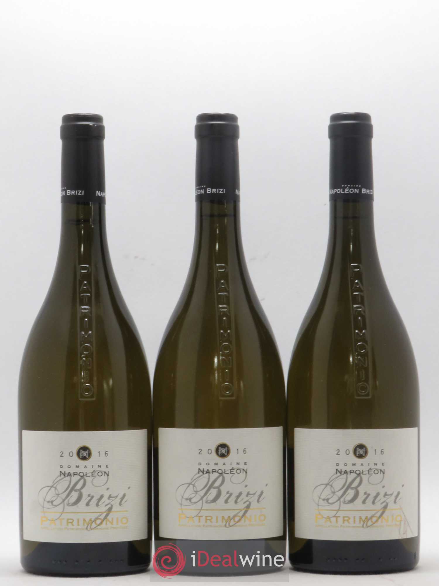 Patrimonio Domaine Napoleon Brizi (sans prix de réserve) 2016 - Posten von 3 Flaschen - 0