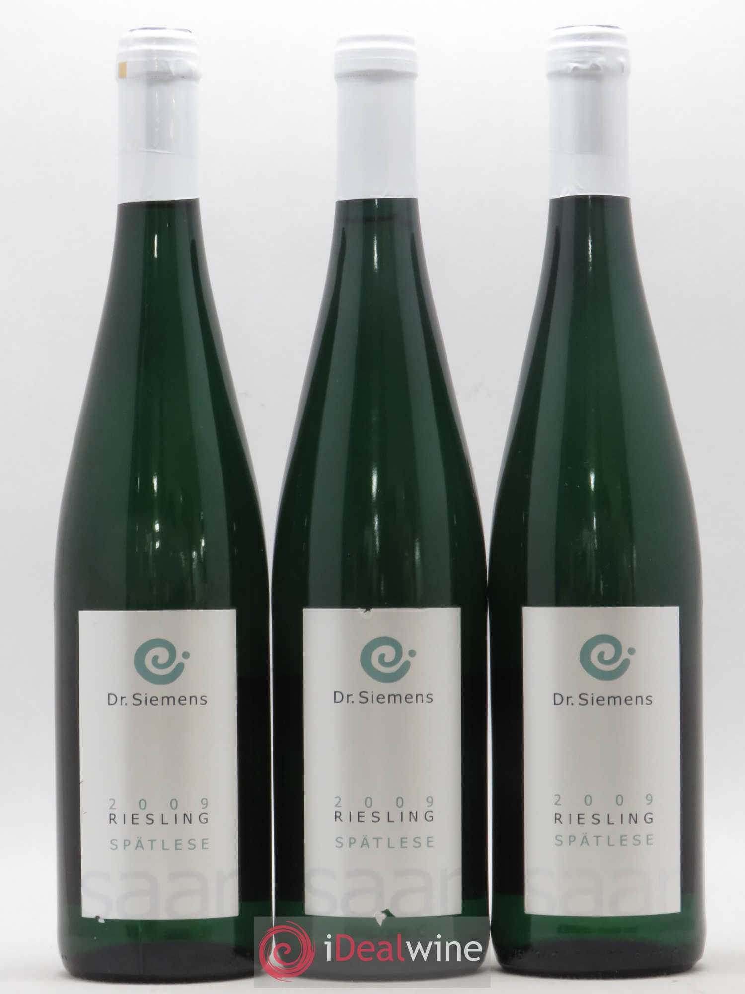 Allemagne Mosel-Saar Dr Siemens Riesling Spatlese Wurtzberg Mosel Allemagne 2009 - Posten von 3 Flaschen - 0