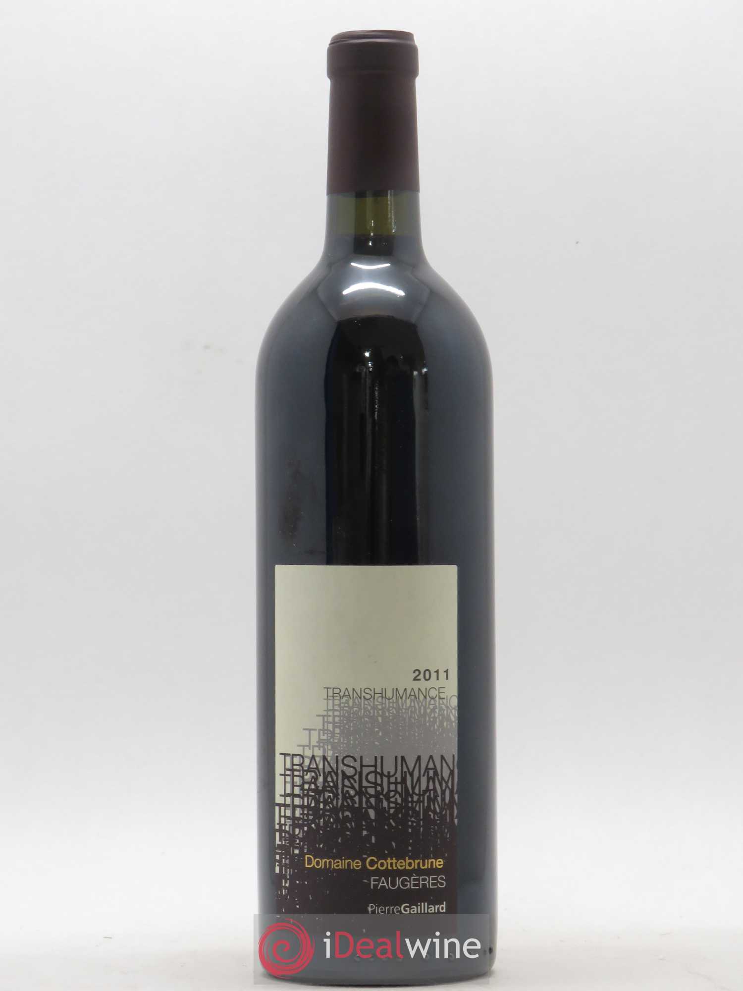 Faugères Transhumance Pierre Gaillard Domaine Cottebrune (sans prix de réserve) 2011 - Posten von 1 Flasche - 0