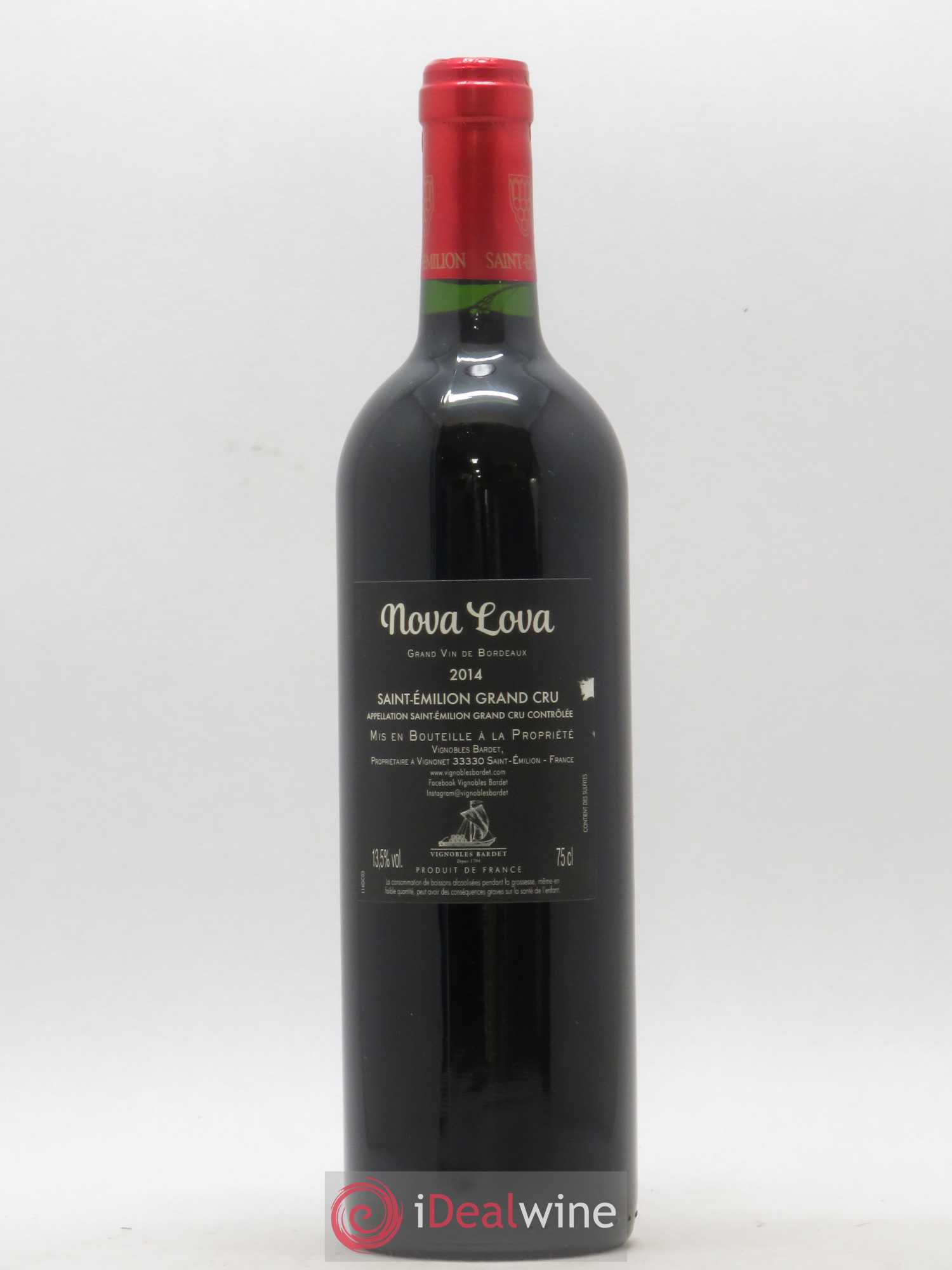 Saint-Émilion Grand Cru Nova Lova 2014 - Posten von 1 Flasche - 1