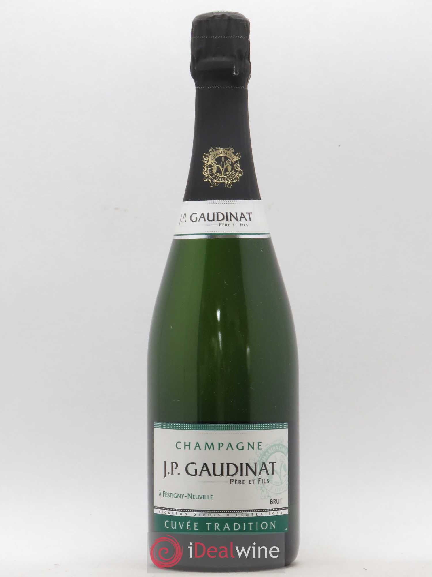 Champagne Brut Tradition J-P Gaudinat (sans prix de réserve) - Posten von 1 Flasche - 0