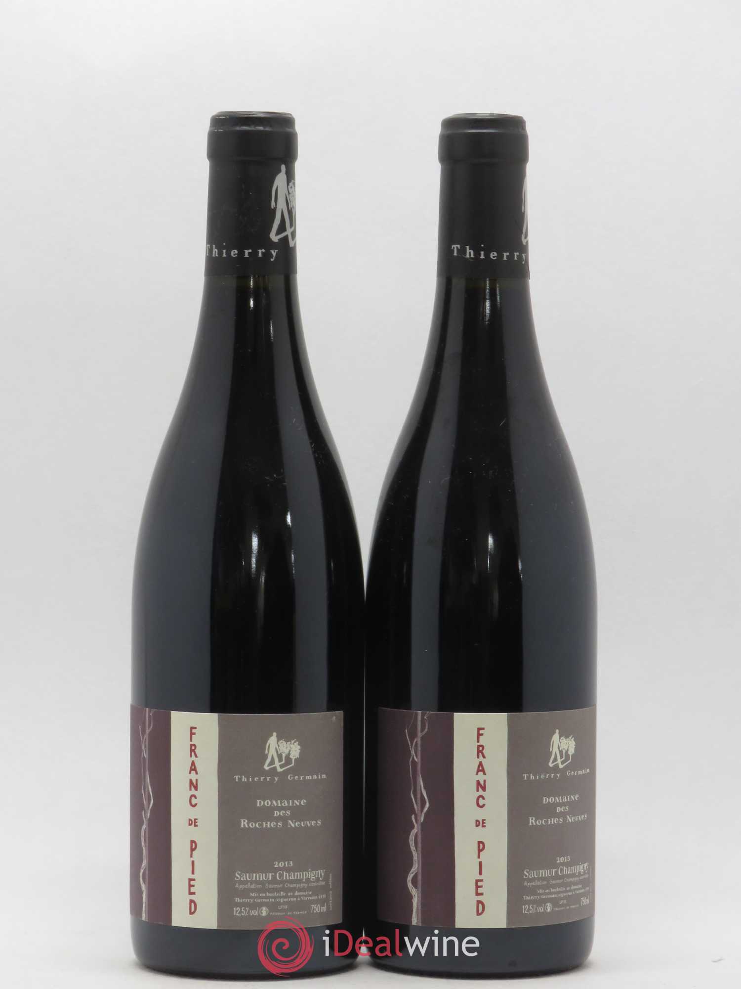 Saumur-Champigny Franc de pied Domaine des Roches Neuves - Thierry Germain 2013 - Lot de 2 bouteilles - 0