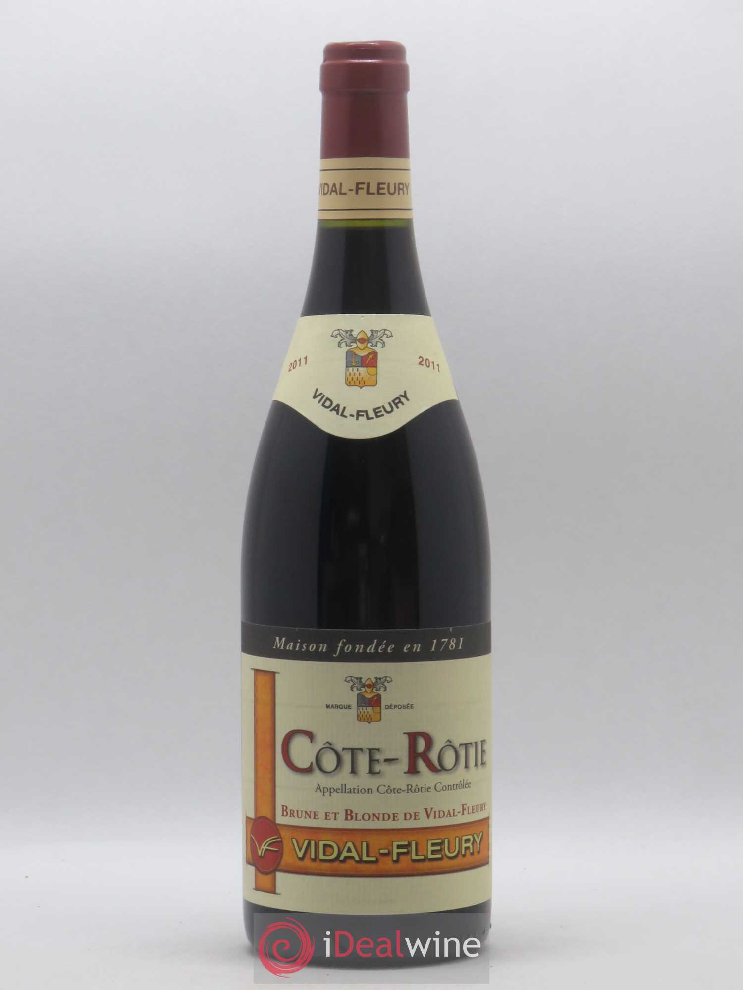 Côte-Rôtie Brune et Blonde Vidal Fleury 2011 - Lot de 1 bouteille - 0