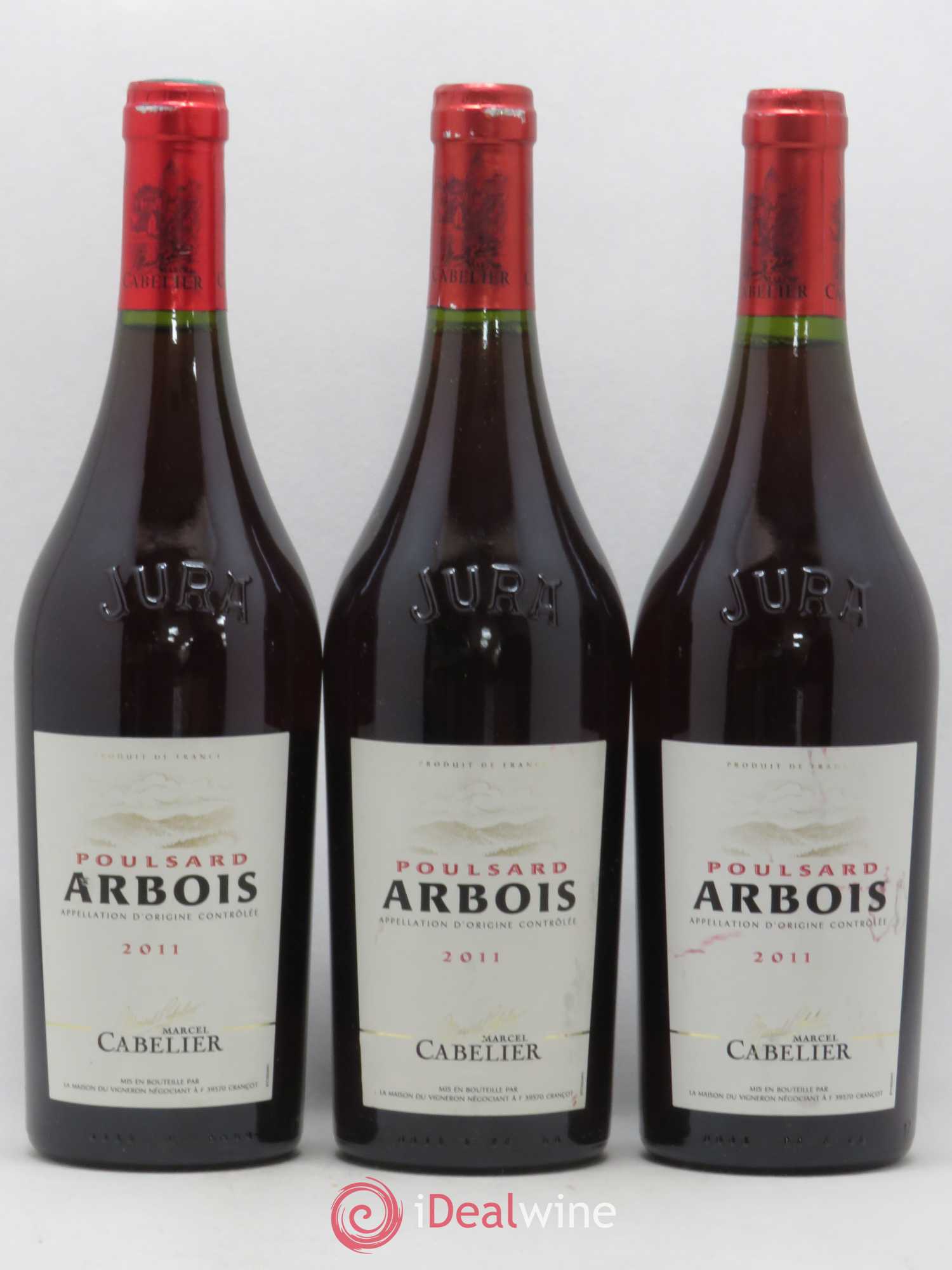 Arbois Poulsard Marcel Cabelier 2011 - Lot de 3 bouteilles - 0