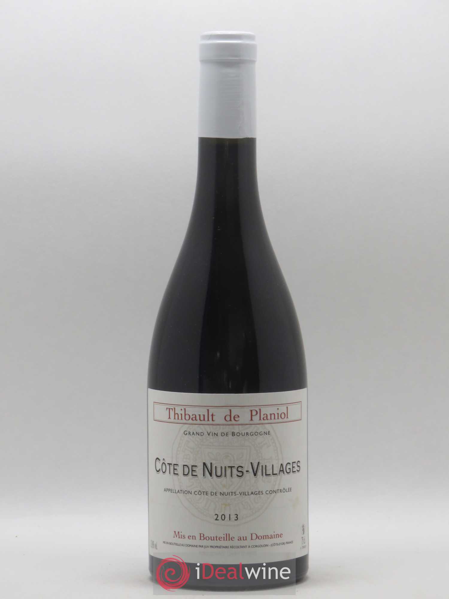 Côte de Nuits-Villages Thibault de Planiol 2013 - Lot de 1 bouteille - 0