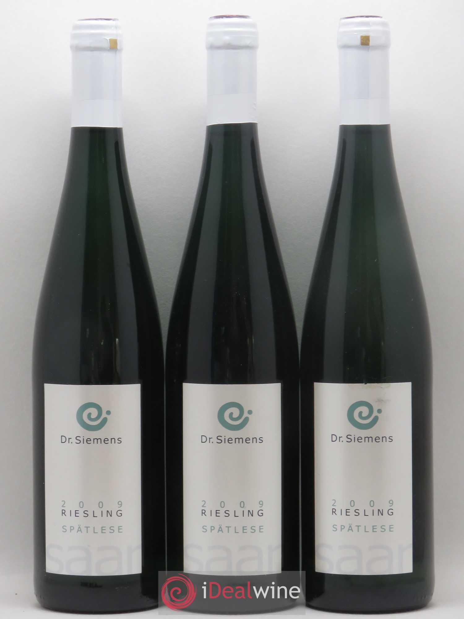 Allemagne Mosel-Saar Dr Siemens Riesling Spatlese Wurtzberg (sans prix de réserve) 2009 - Posten von 3 Flaschen - 0