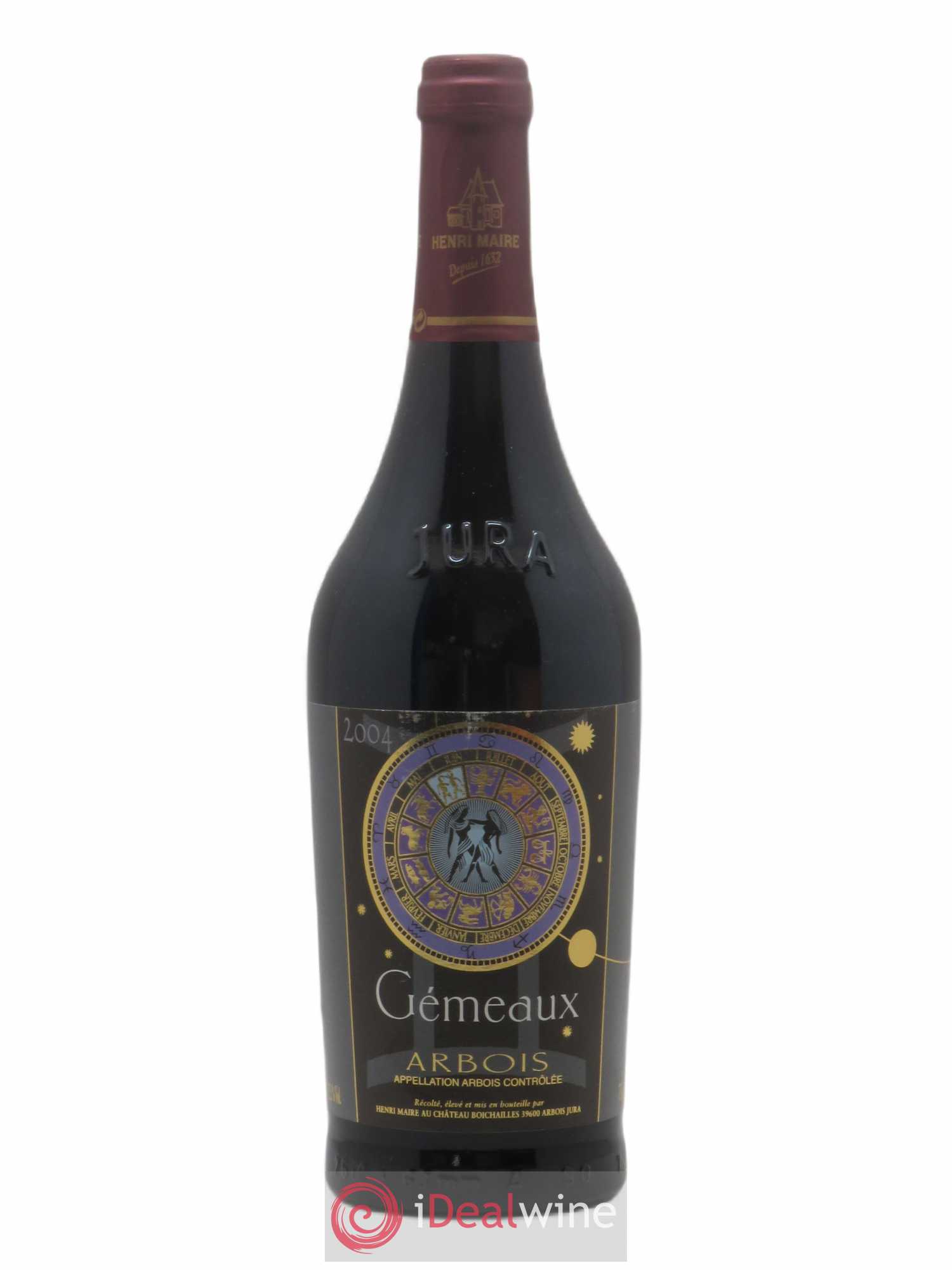 Arbois Gemeaux Henri Maire (sans prix de réserve) 2004 - Posten von 1 Flasche - 0