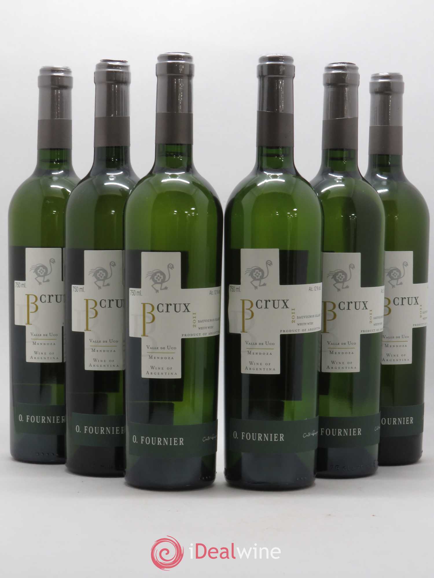 Mendoza O. Fournier B Crux (sans prix de réserve) 2011 - Posten von 6 Flaschen - 0