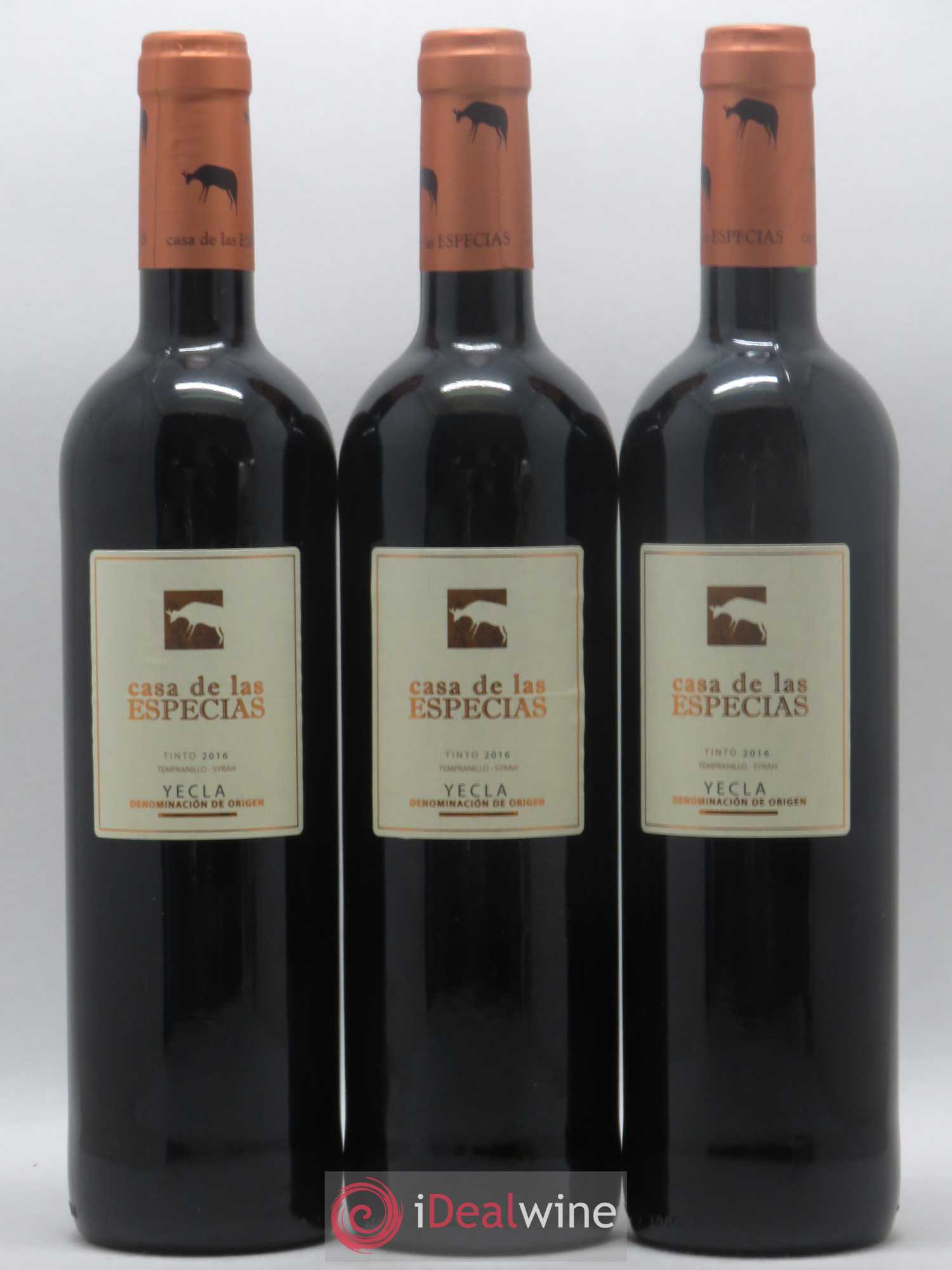 Yecla Casa de Las Especias Tempranillo Syrah 2016 - Posten von 3 Flaschen - 0