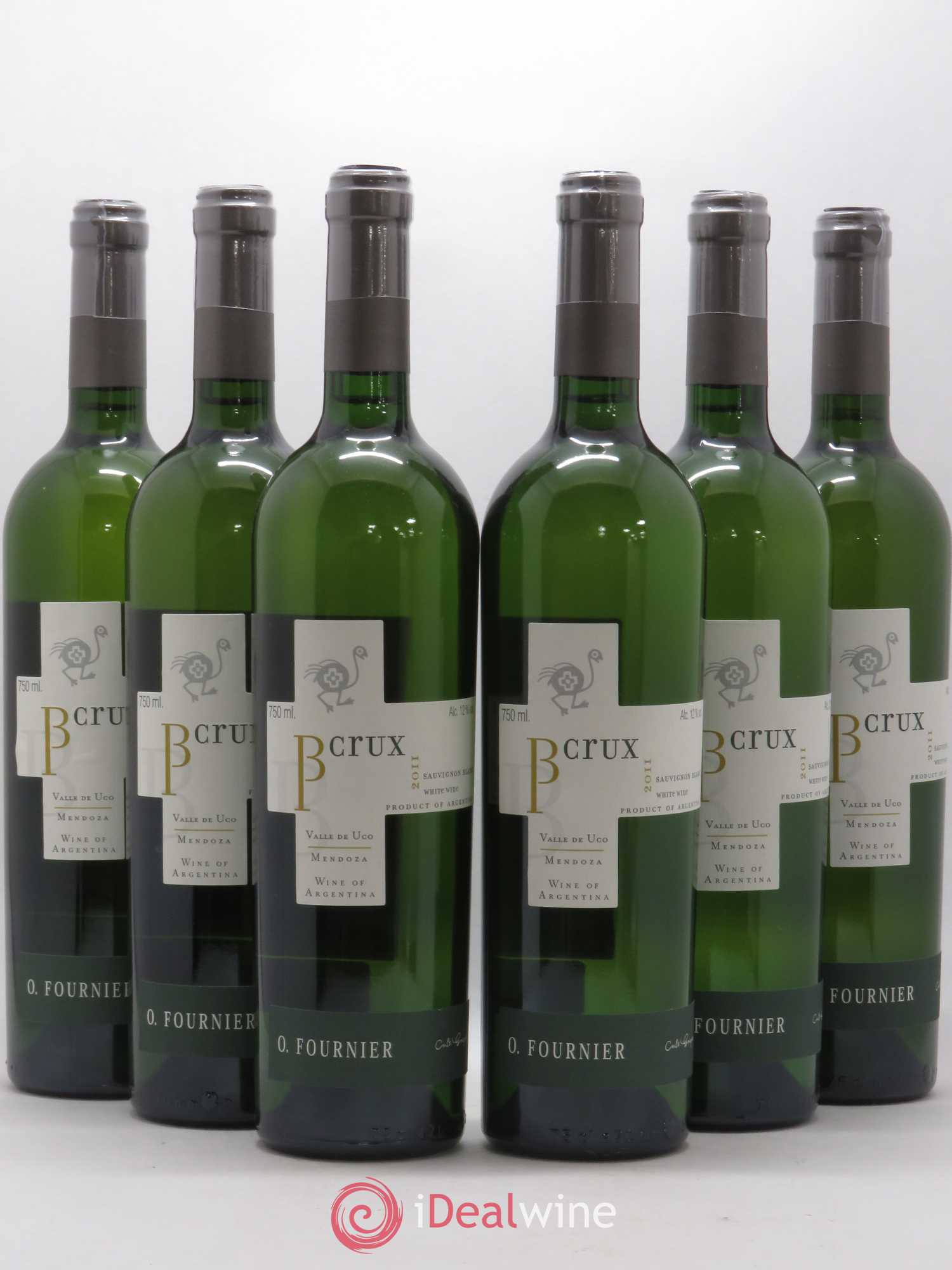 Mendoza O. Fournier B Crux (sans prix de réserve) 2011 - Posten von 6 Flaschen - 0