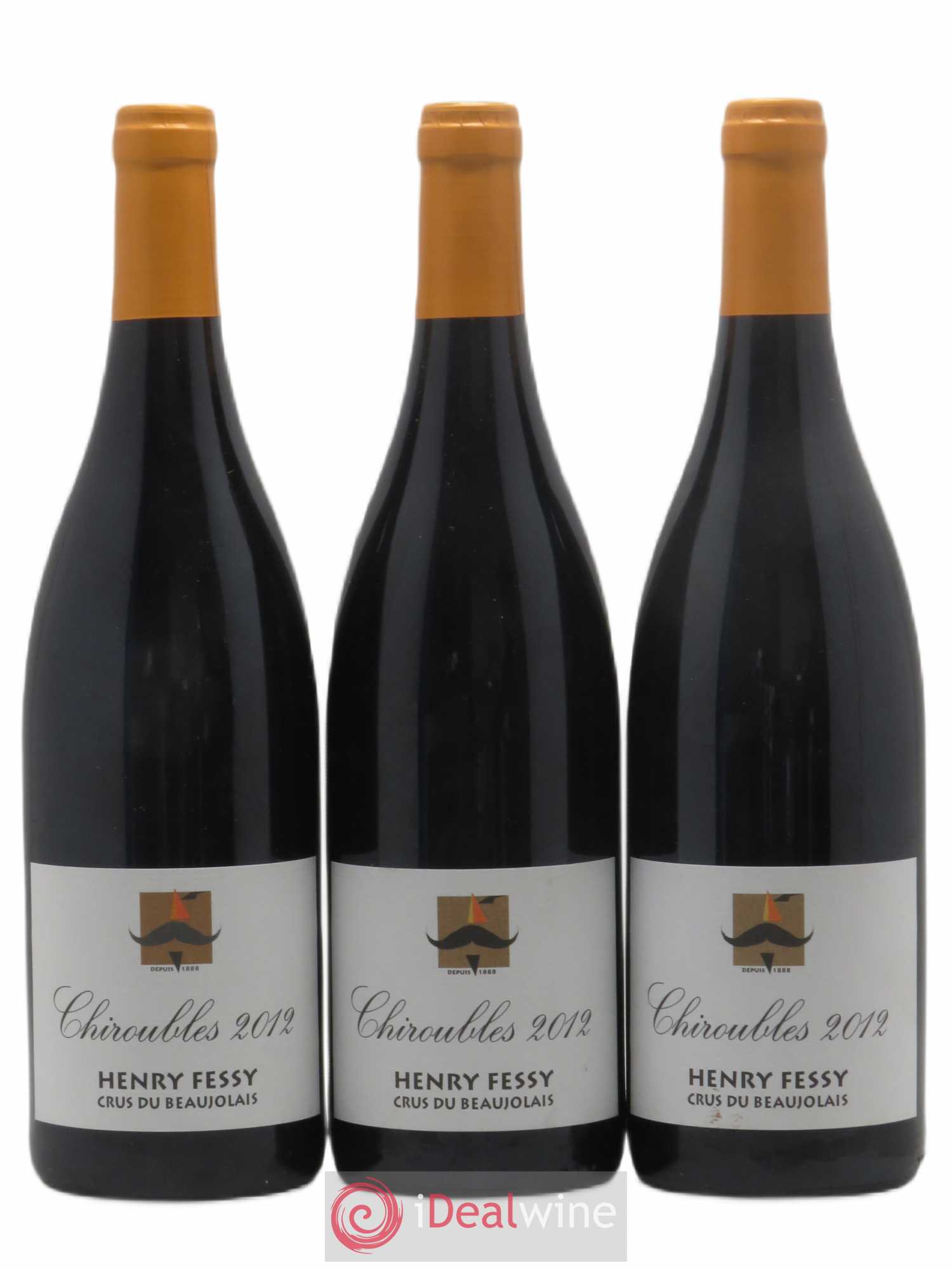 Chiroubles Henry Fessy (sans prix de réserve) 2012 - Posten von 3 Flaschen - 0