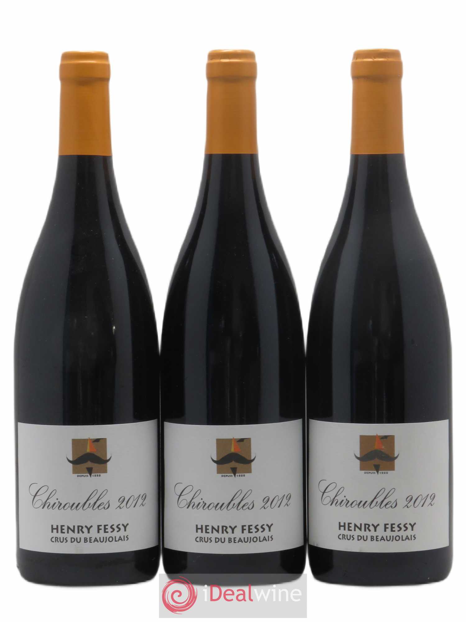 Chiroubles Henry Fessy (sans prix de réserve) 2012 - Posten von 3 Flaschen - 0