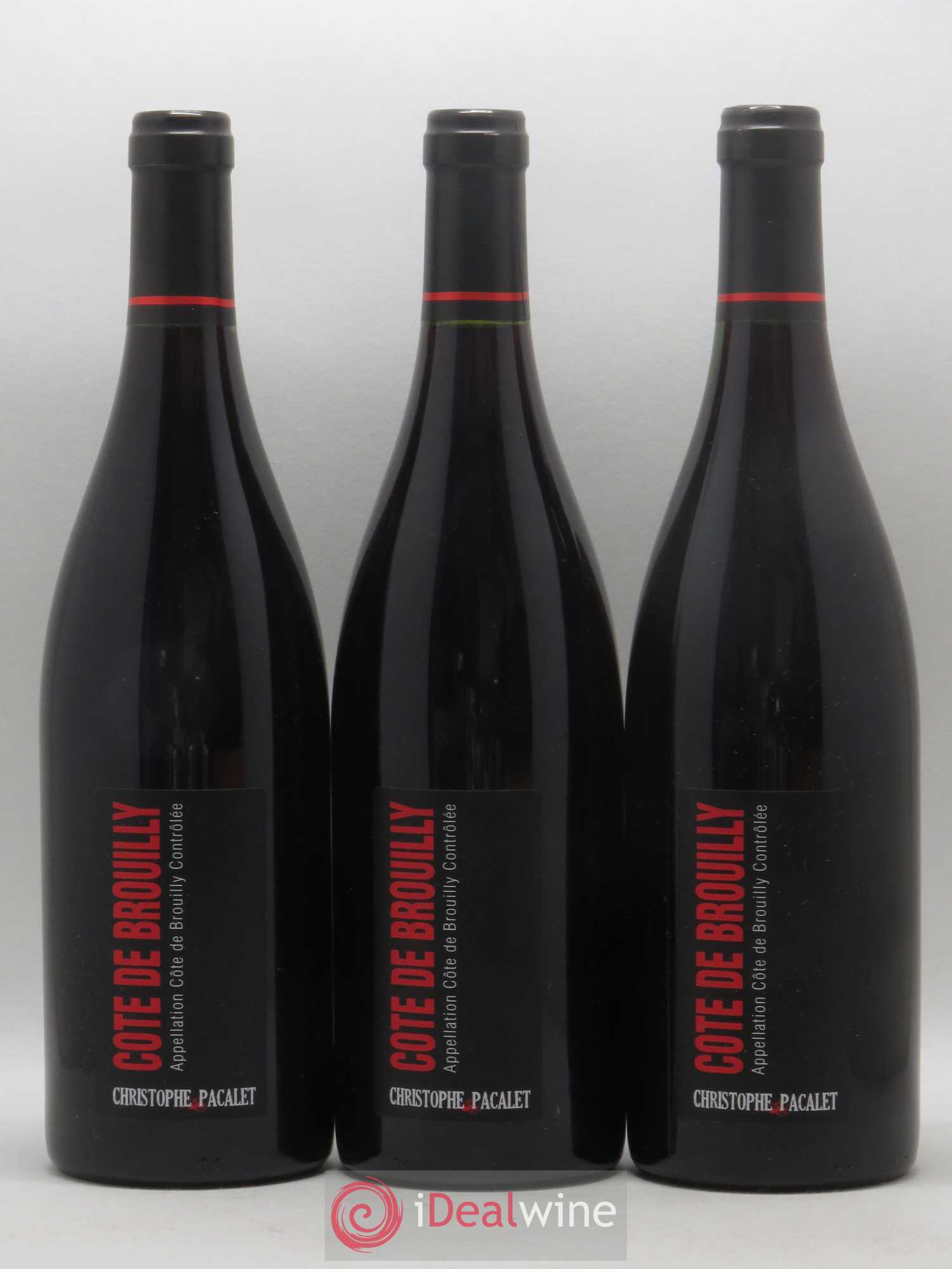Côte de Brouilly Christophe Pacalet 2016 - Lot de 3 bouteilles - 0