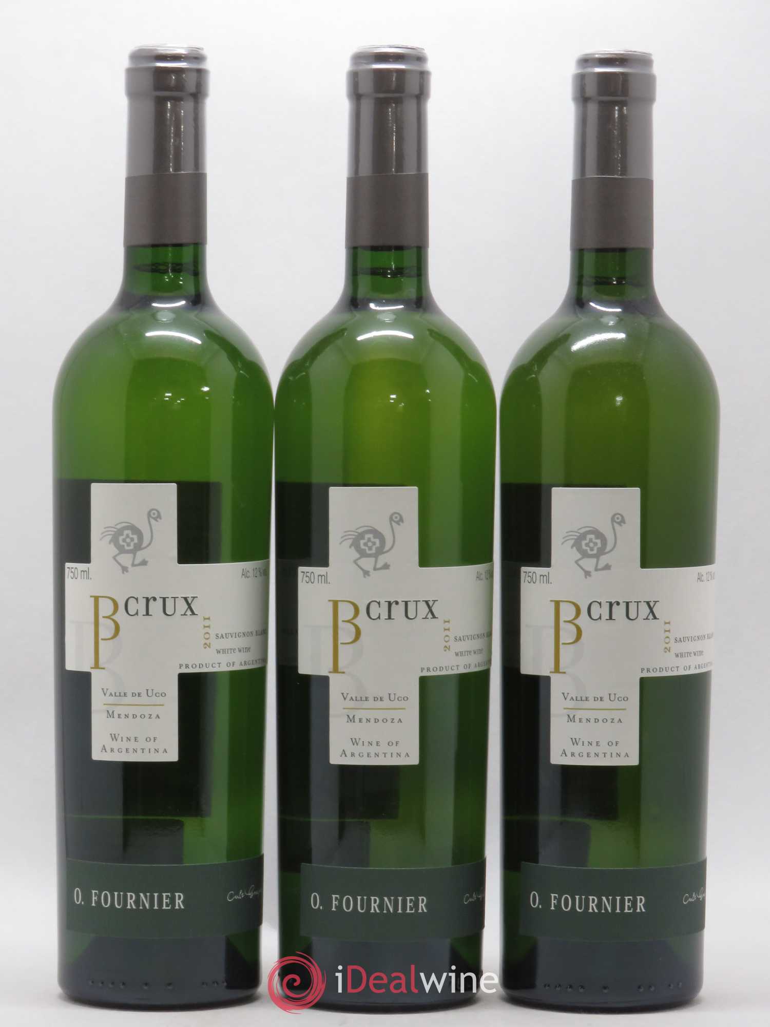 Mendoza O. Fournier B Crux (sans prix de réserve) 2011 - Posten von 3 Flaschen - 0