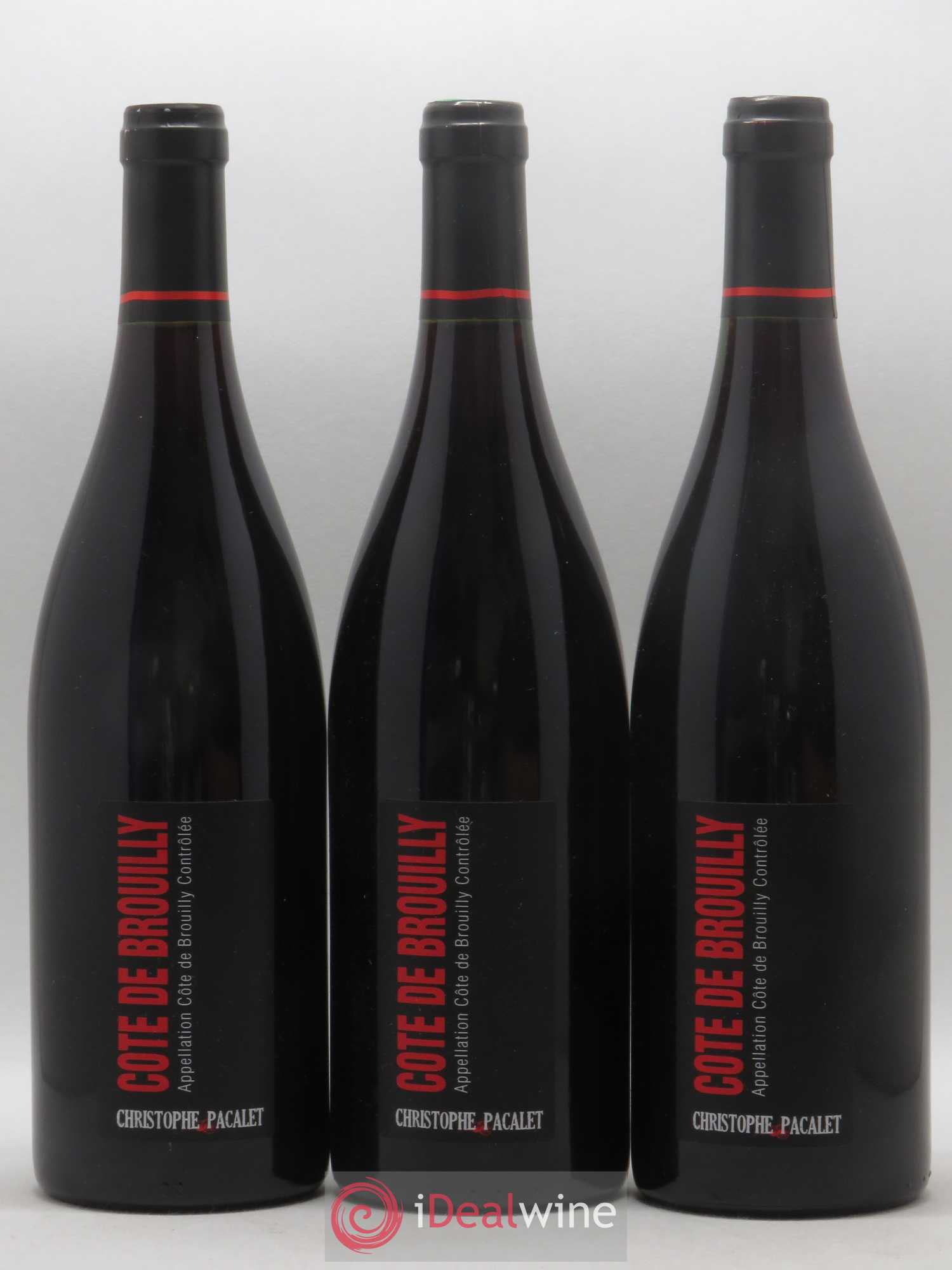 Côte de Brouilly Christophe Pacalet 2016 - Lot de 3 bouteilles - 0