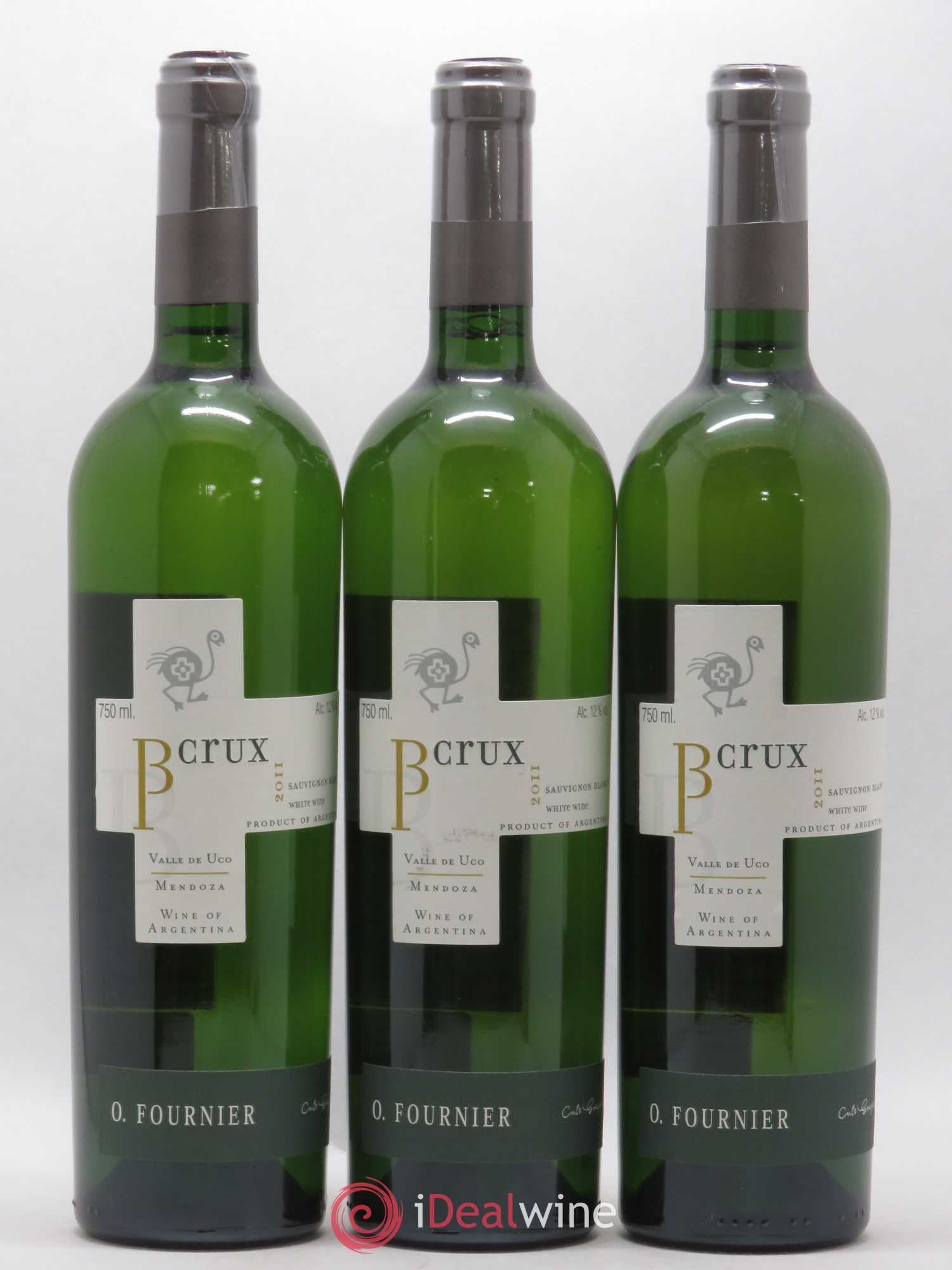 Mendoza O. Fournier B Crux (sans prix de réserve) 2011 - Posten von 3 Flaschen - 0