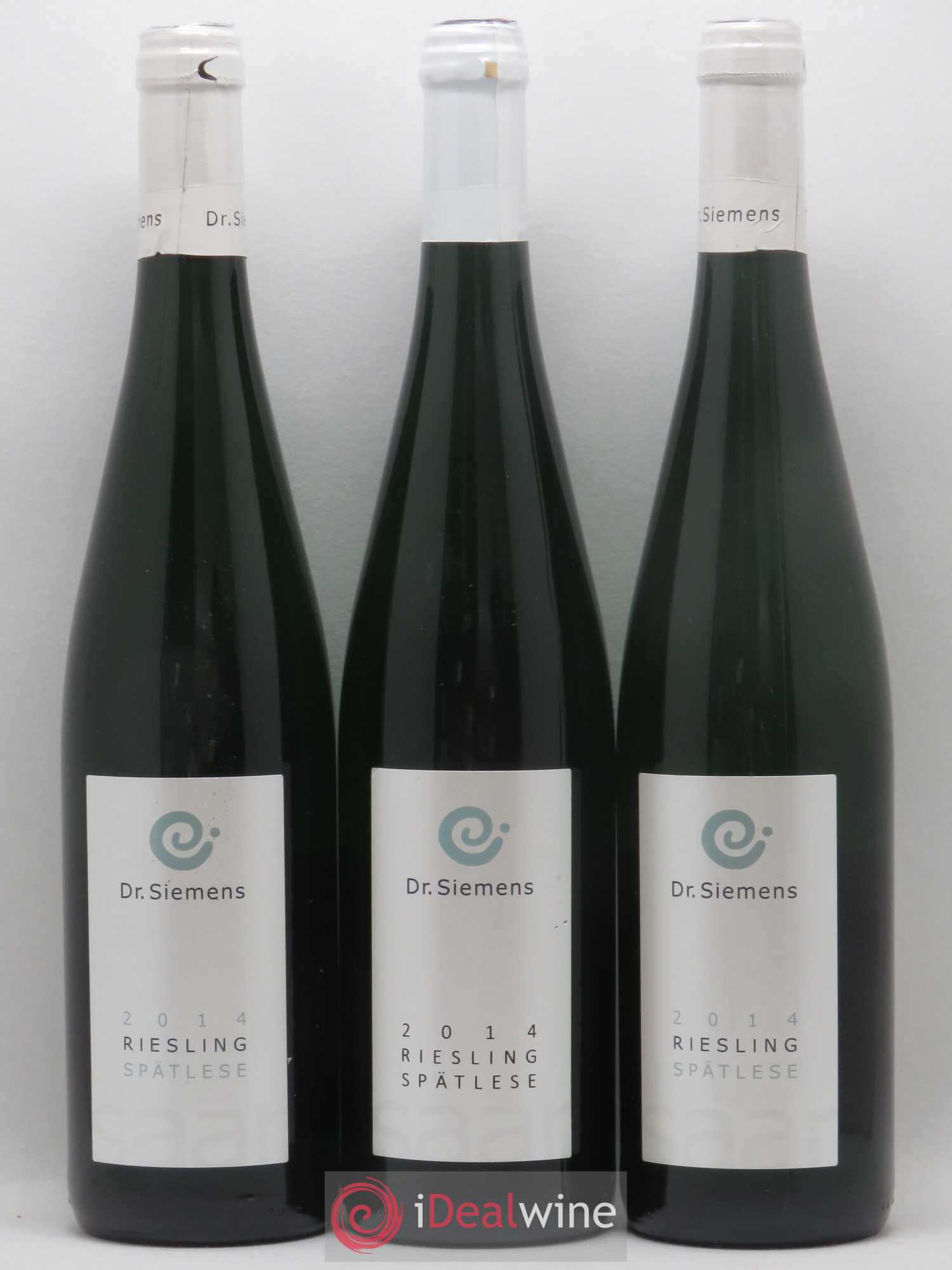Allemagne Mosel-Saar Dr Siemens Riesling Spatlese T Herrenberg 2014 - Posten von 3 Flaschen - 0