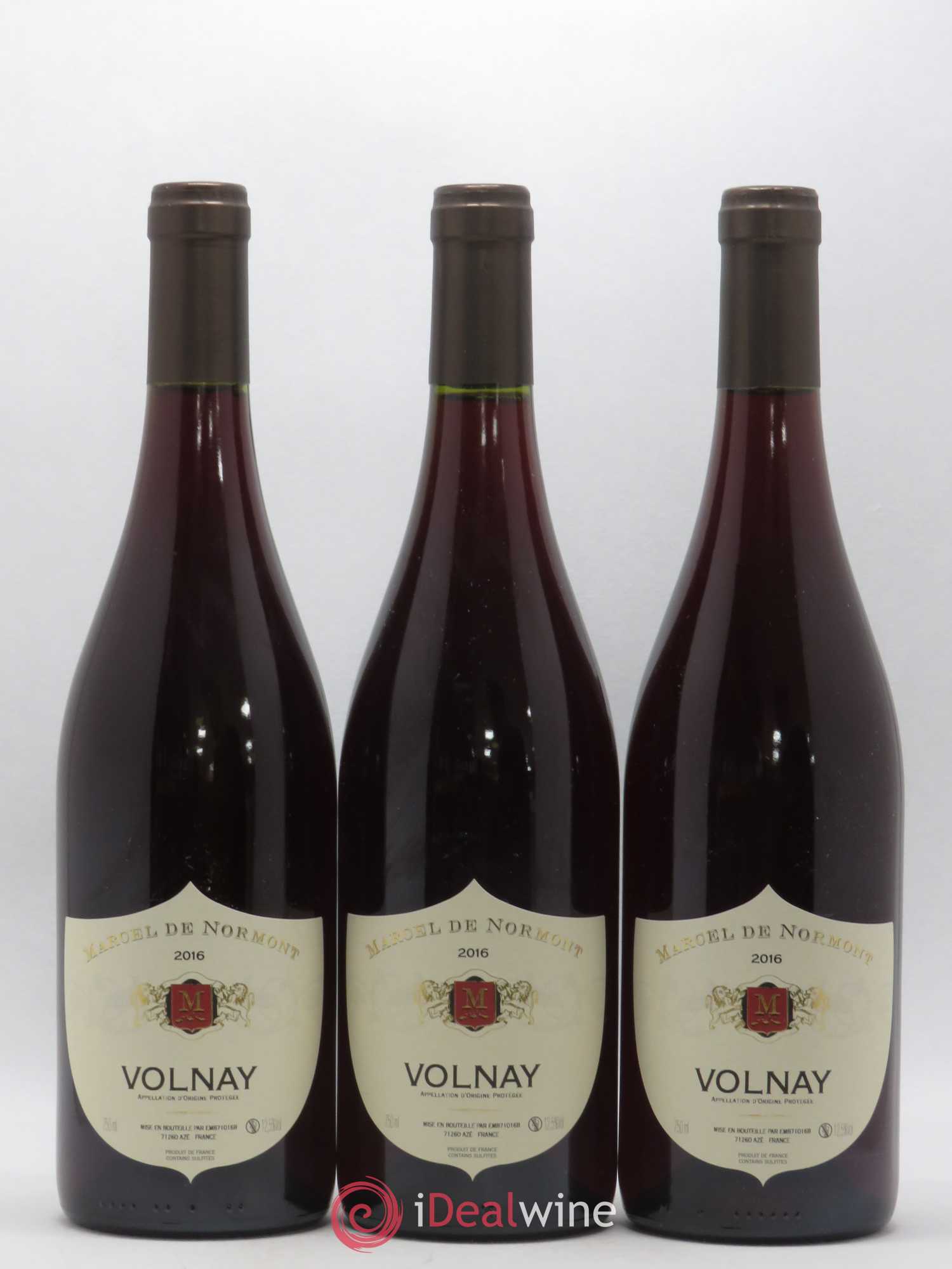 Volnay Marcel de Normont 2016 - Lot de 6 bouteilles - 1