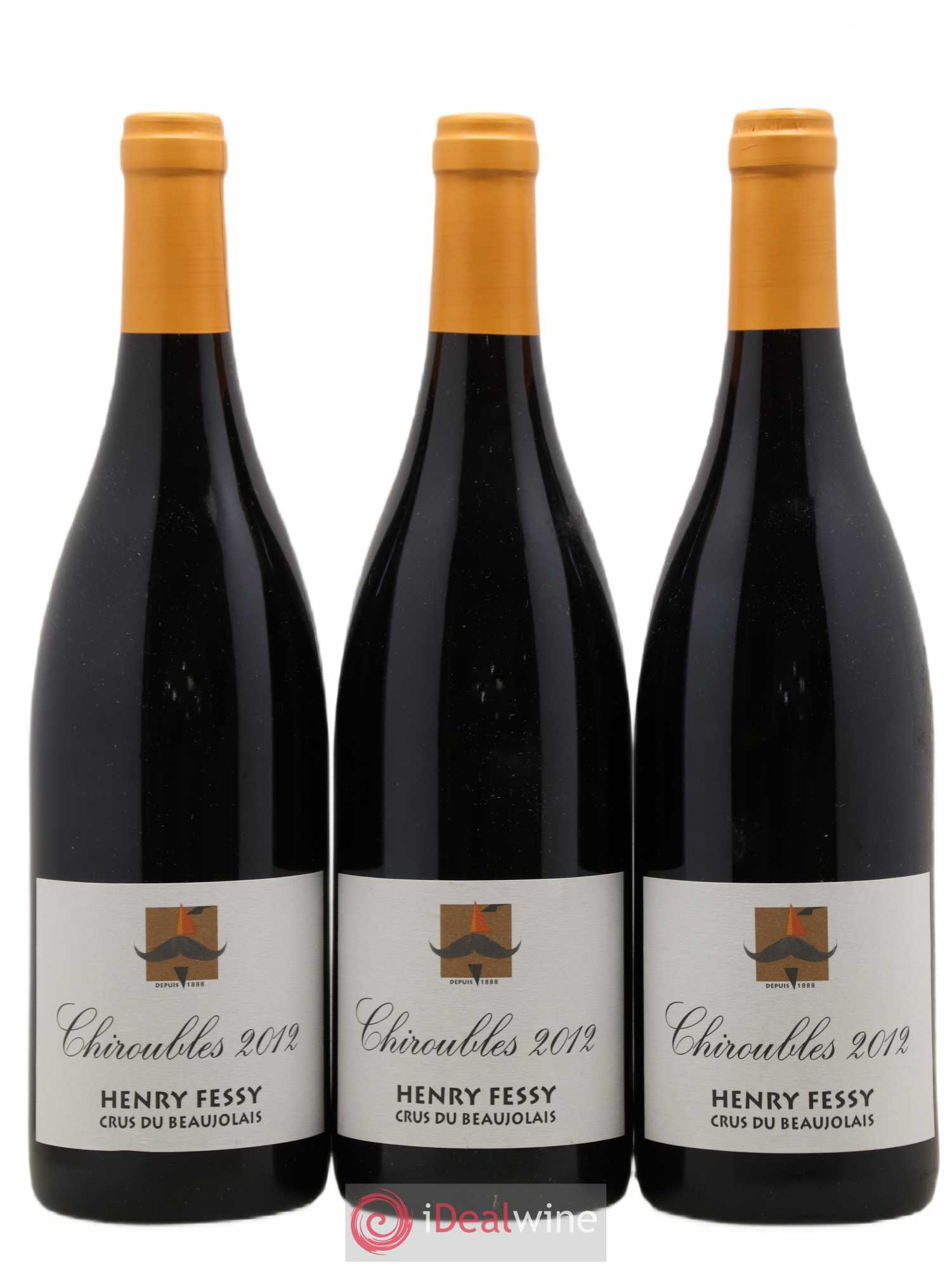 Chiroubles Henry Fessy 2012 - Lot de 3 bouteilles - 0