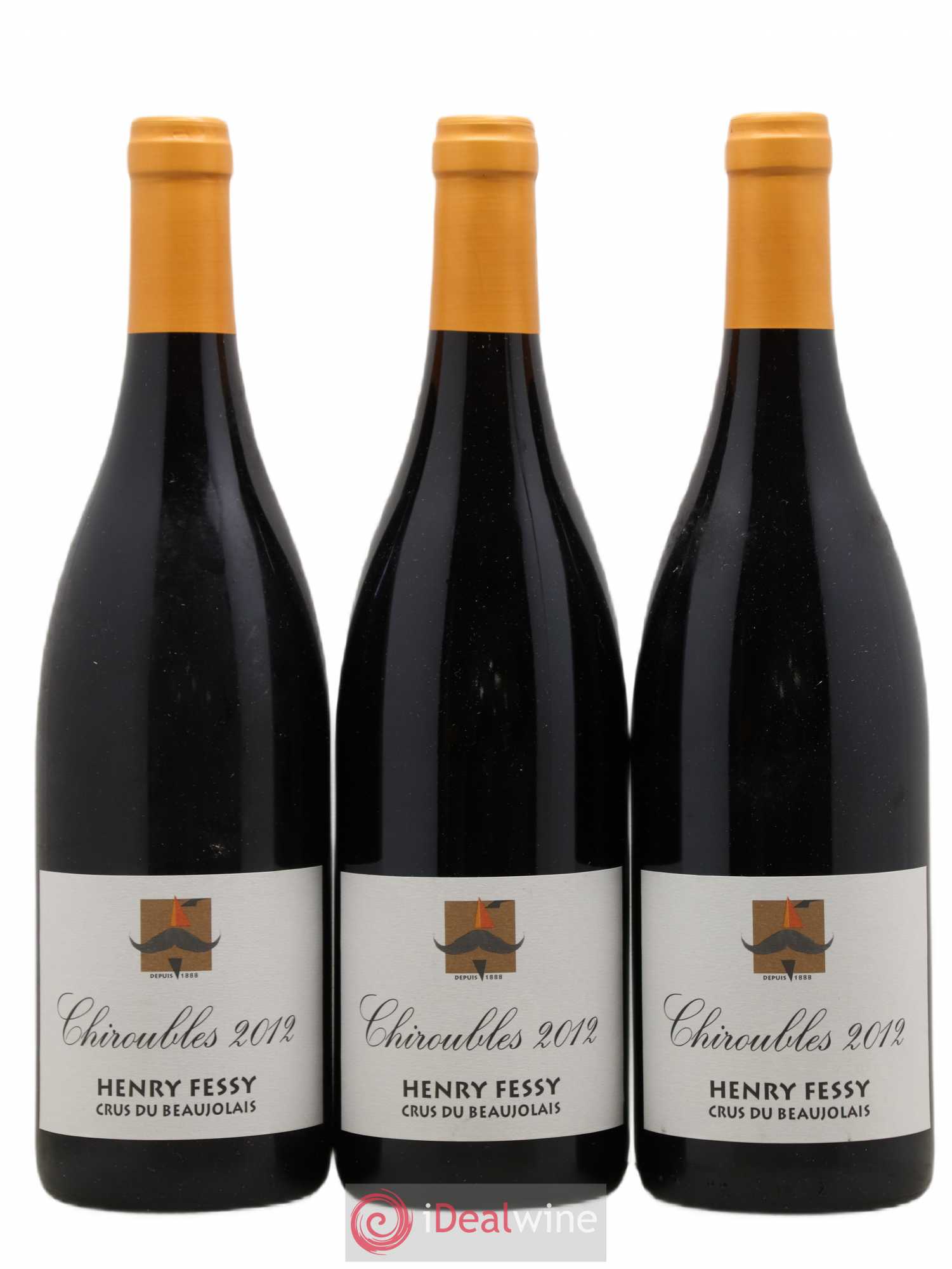 Chiroubles Henry Fessy 2012 - Lot de 3 bouteilles - 0