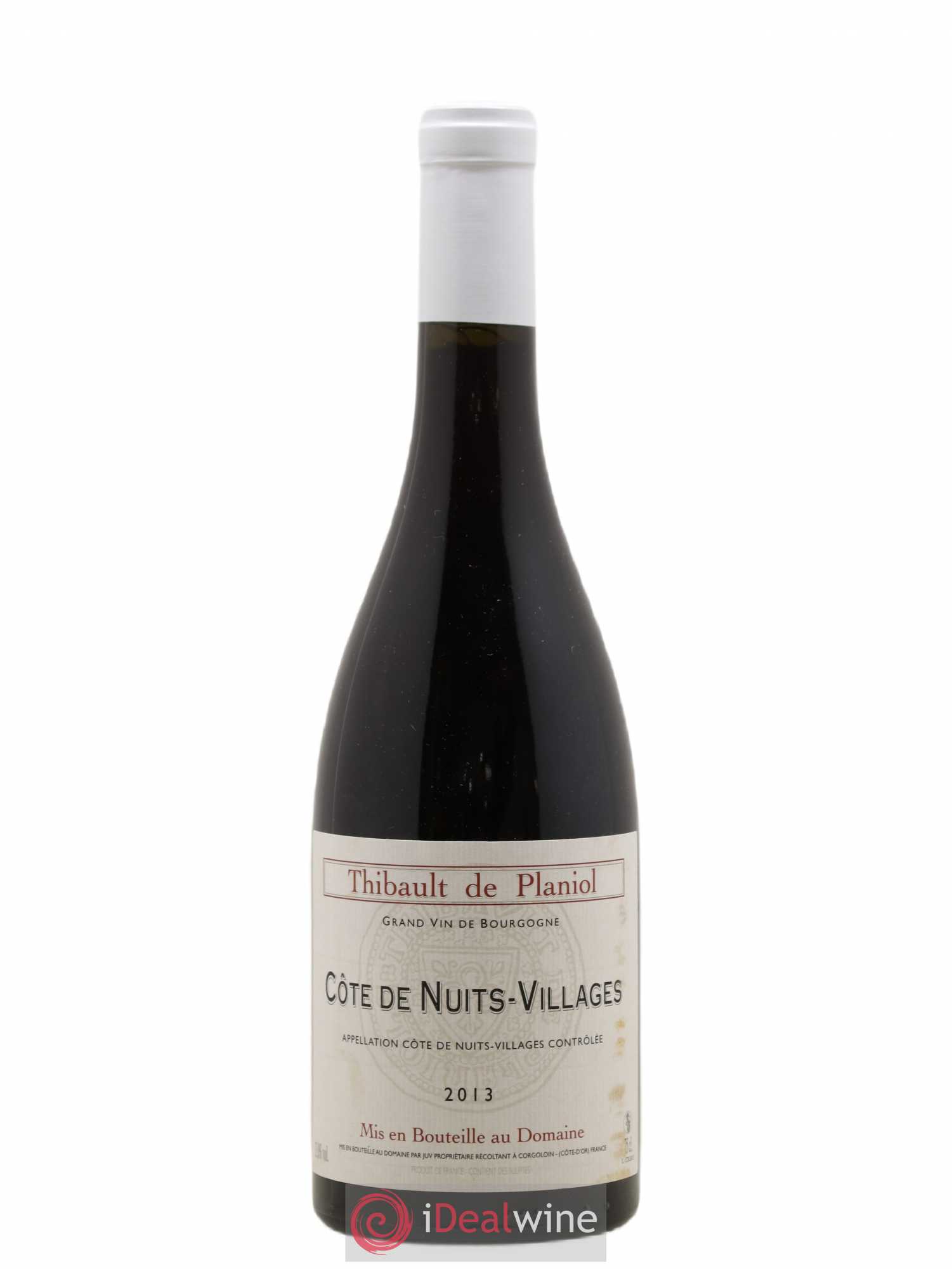 Côte de Nuits-Villages Thibault de Planiol 2013 - Posten von 1 Flasche - 0