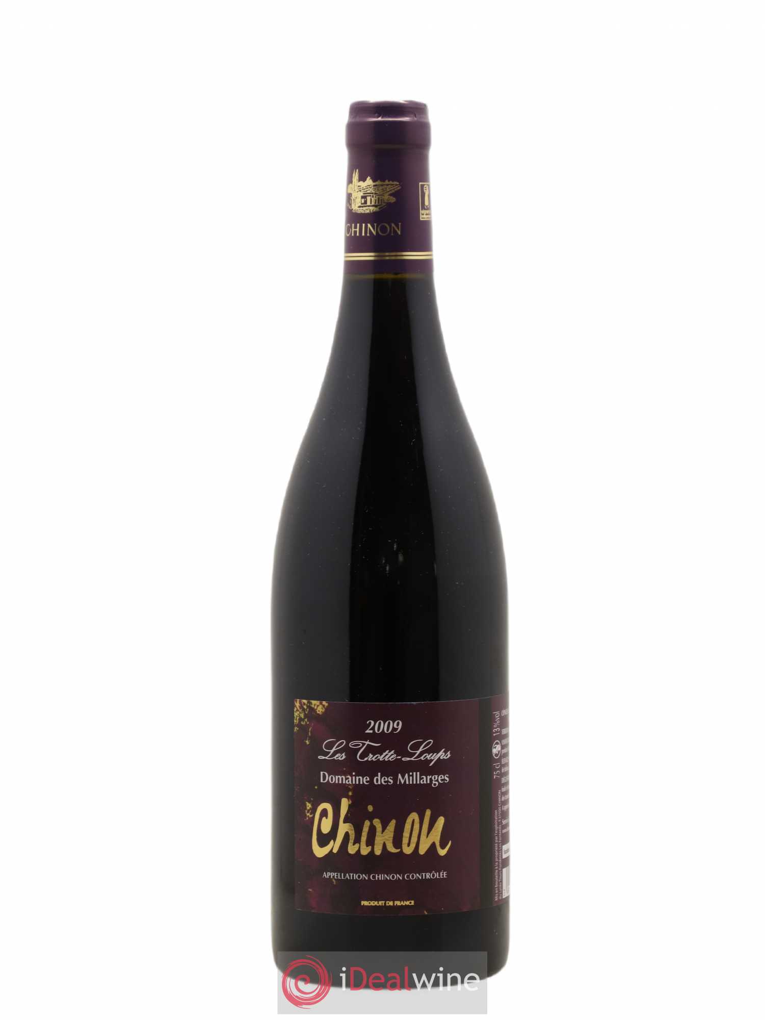 Chinon Les Trotte-Loups Domaine des Millarges 2009 - Posten von 1 Flasche - 0