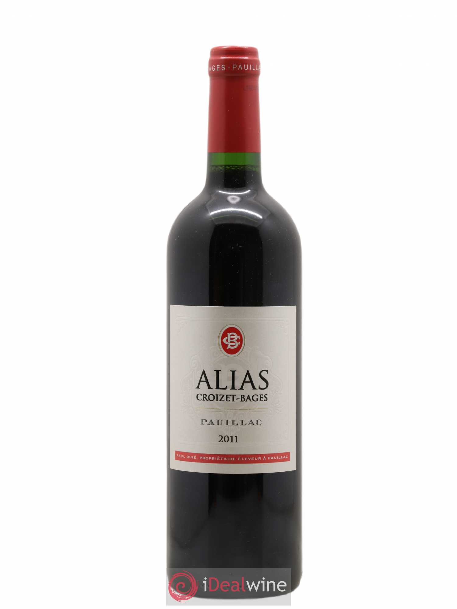 Pauillac Alias du Chateau Croizet Bages 2011 - Posten von 1 Flasche - 0