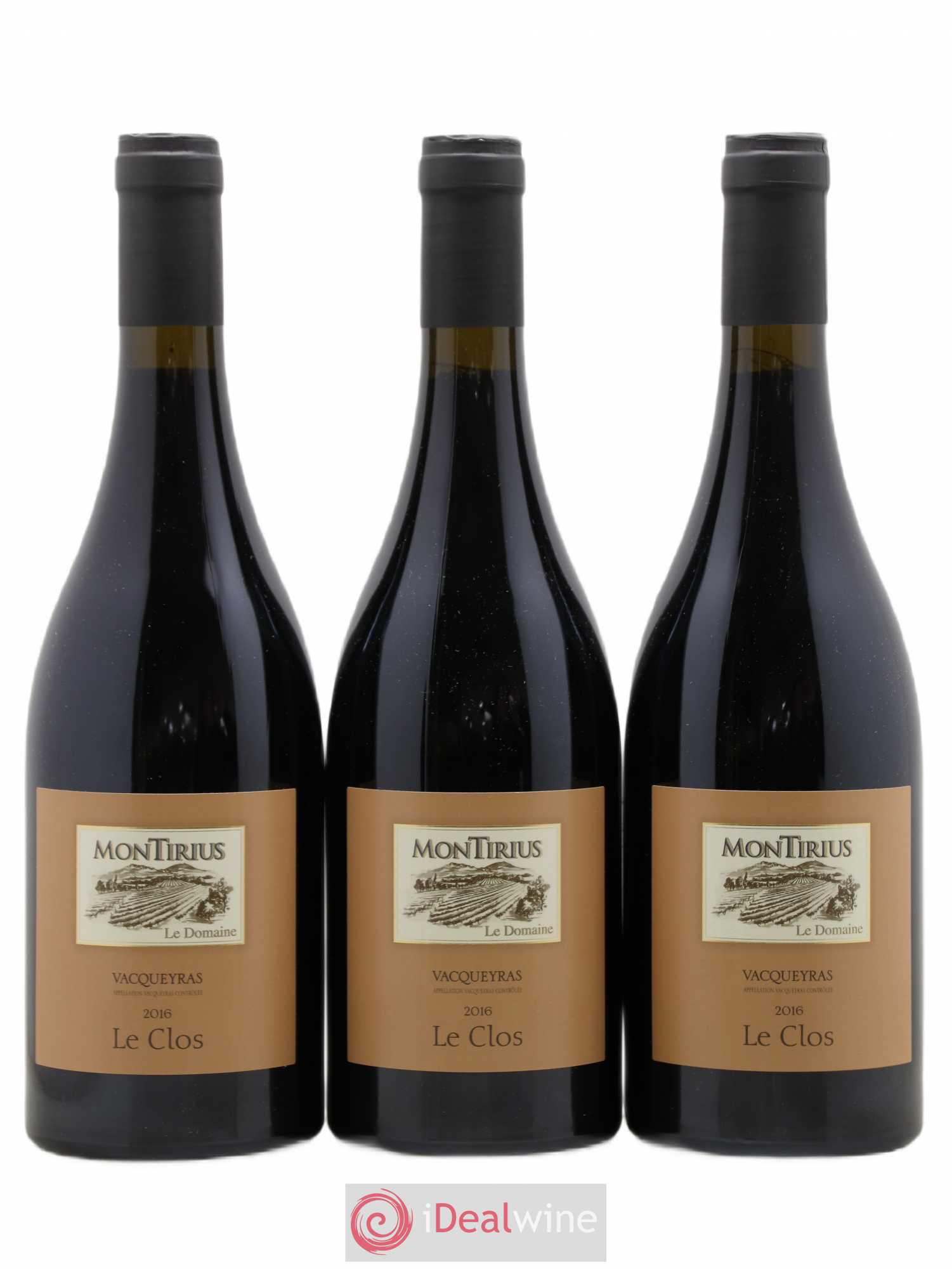 Vacqueyras Domaine Montirius Le Clos 2016 - Posten von 3 Flaschen - 0