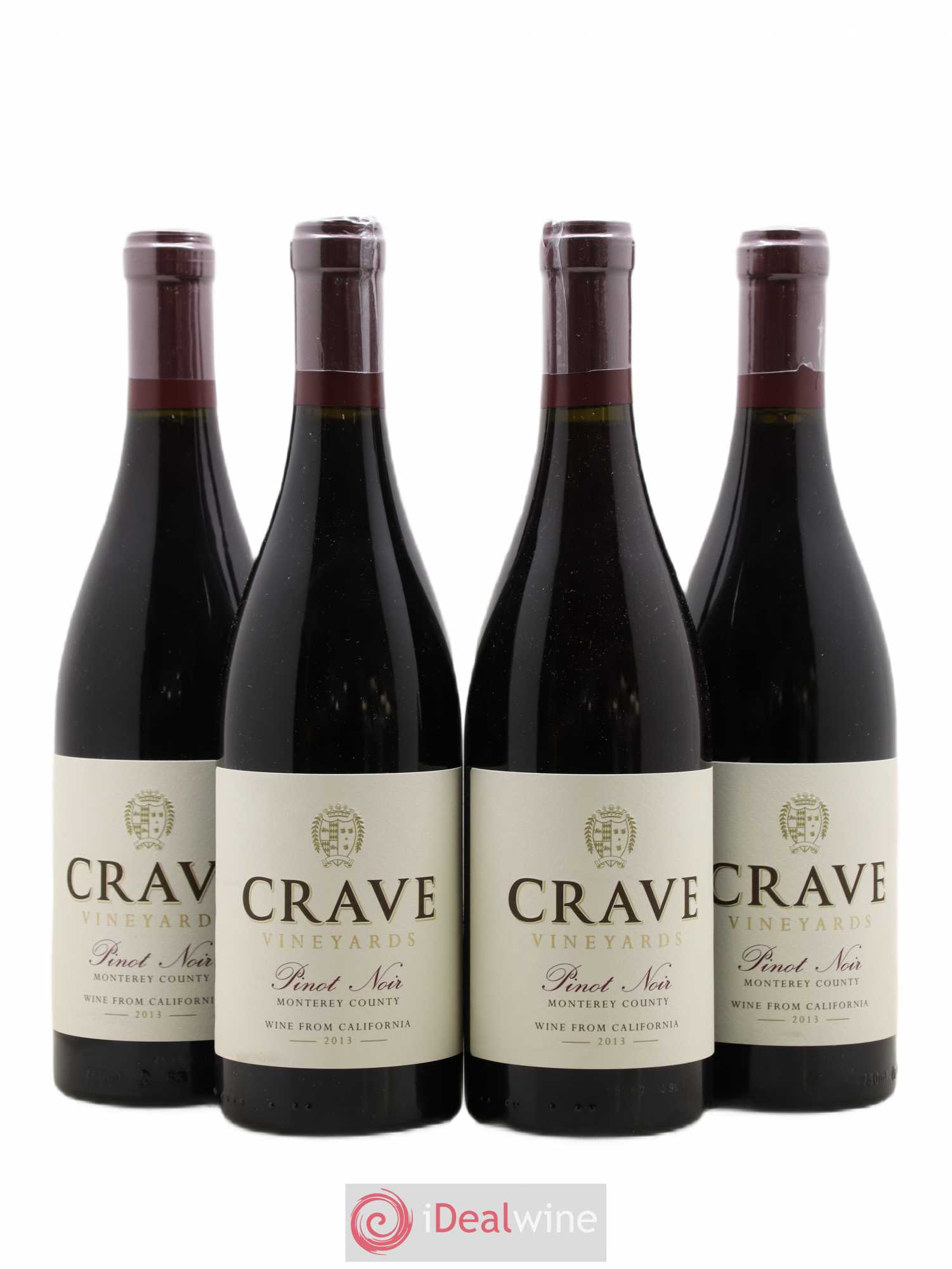 USA Monterey County Crave Vineyards 2013 - Posten von 4 Flaschen - 0
