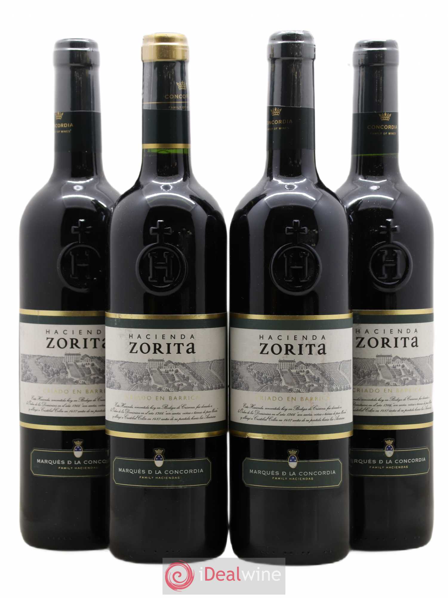 Castilla y Leon Marques de la Concordia Hacienda Zorita 2014 - Posten von 4 Flaschen - 0