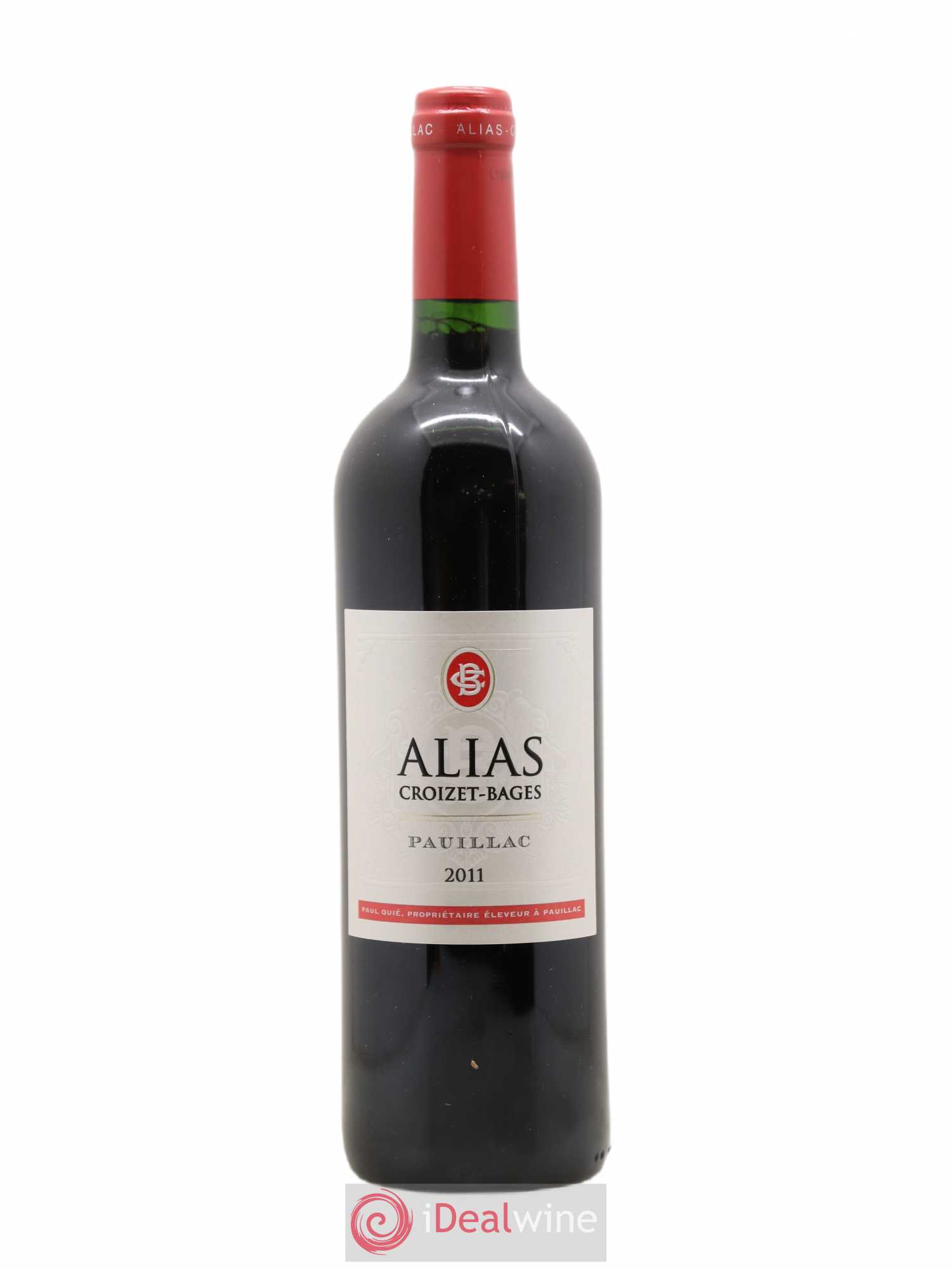 Pauillac Alias Château Croizet Bages (sans prix de réserve) 2011 - Posten von 1 Flasche - 0