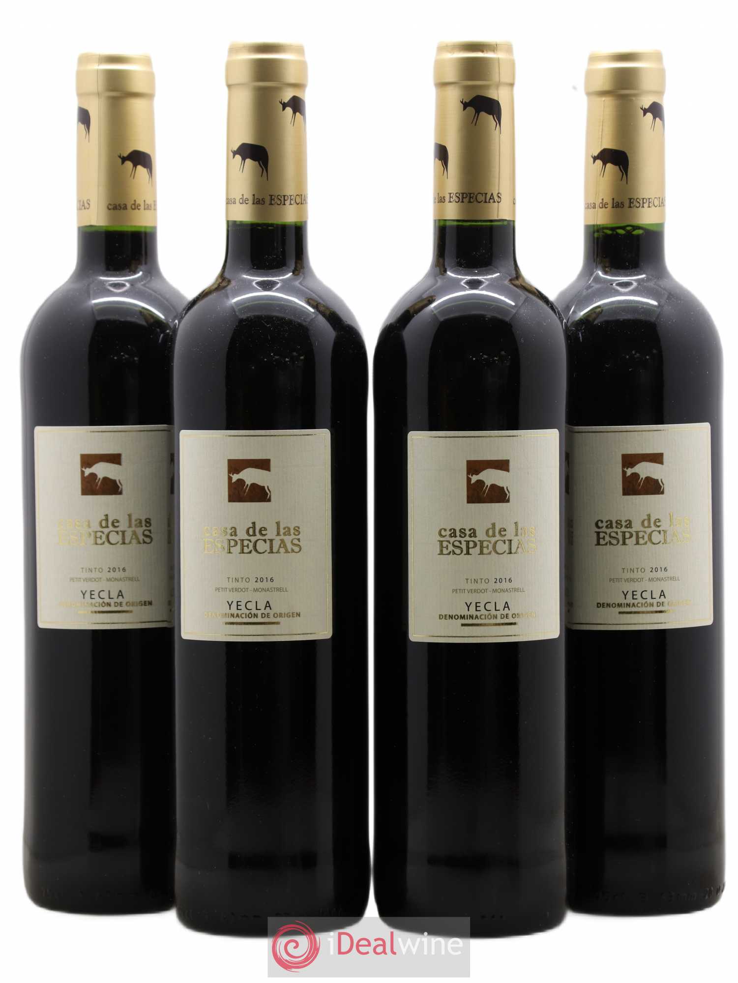 Yecla Petit Verdot Monastrell Casa De Las Especias 2016 - Posten von 4 Flaschen - 0