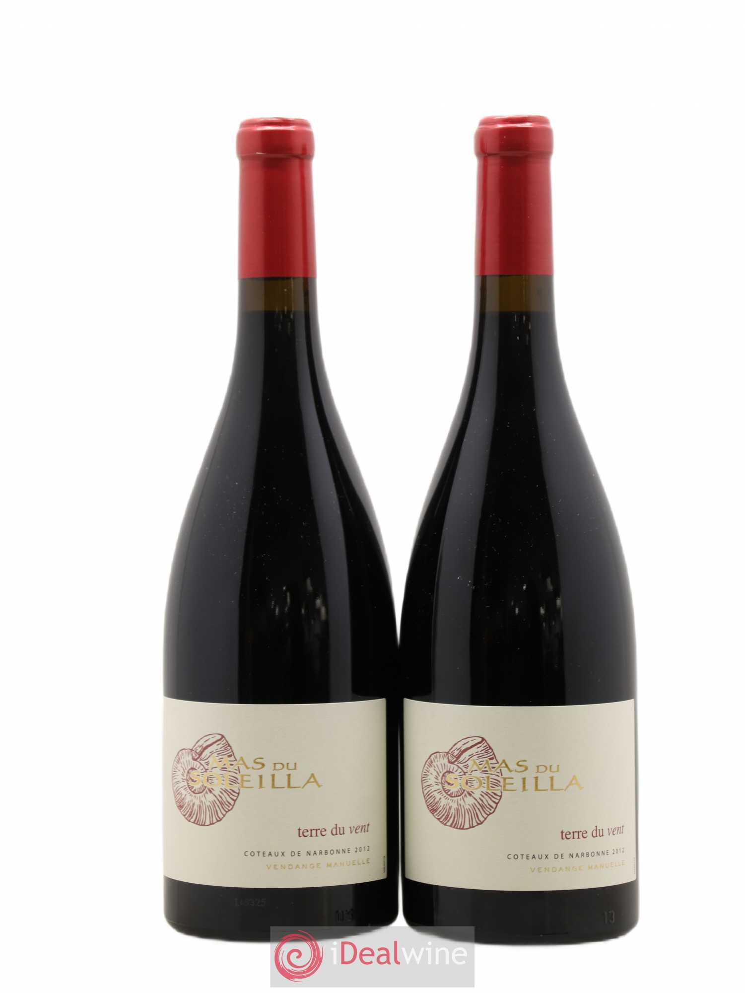 Pays d'Oc Coteaux de Narbonne Terre du Vent Mas du Soleilla 2012 - Posten von 2 Flaschen - 0