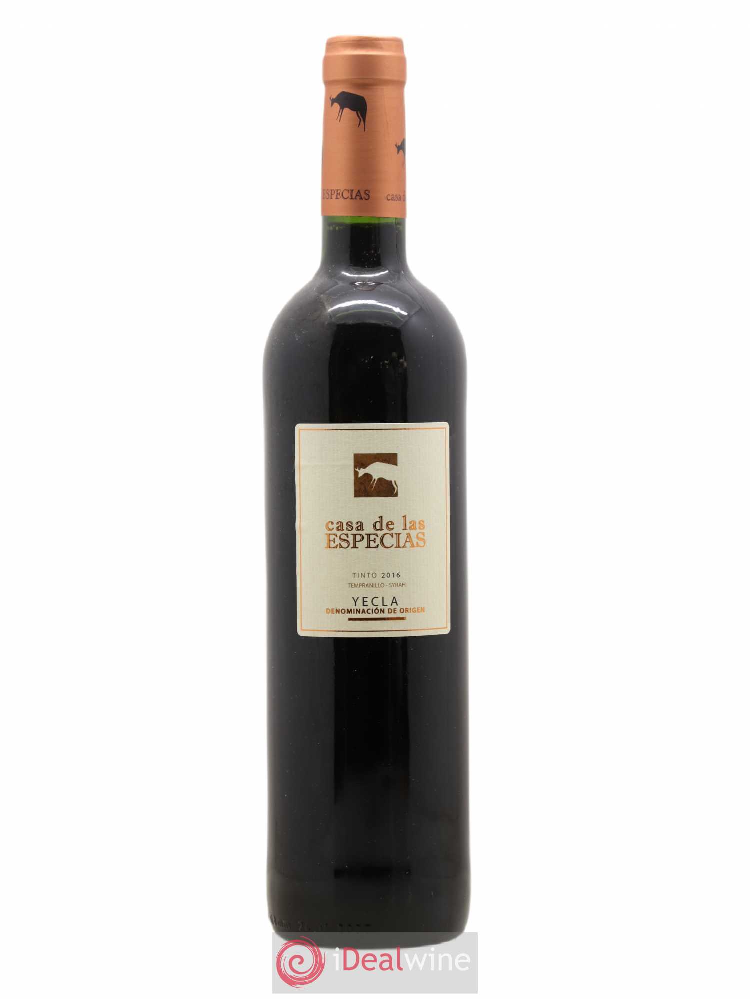 Yecla Tempranillo Syrah Casa De Las Especias 2016 - Posten von 1 Flasche - 0