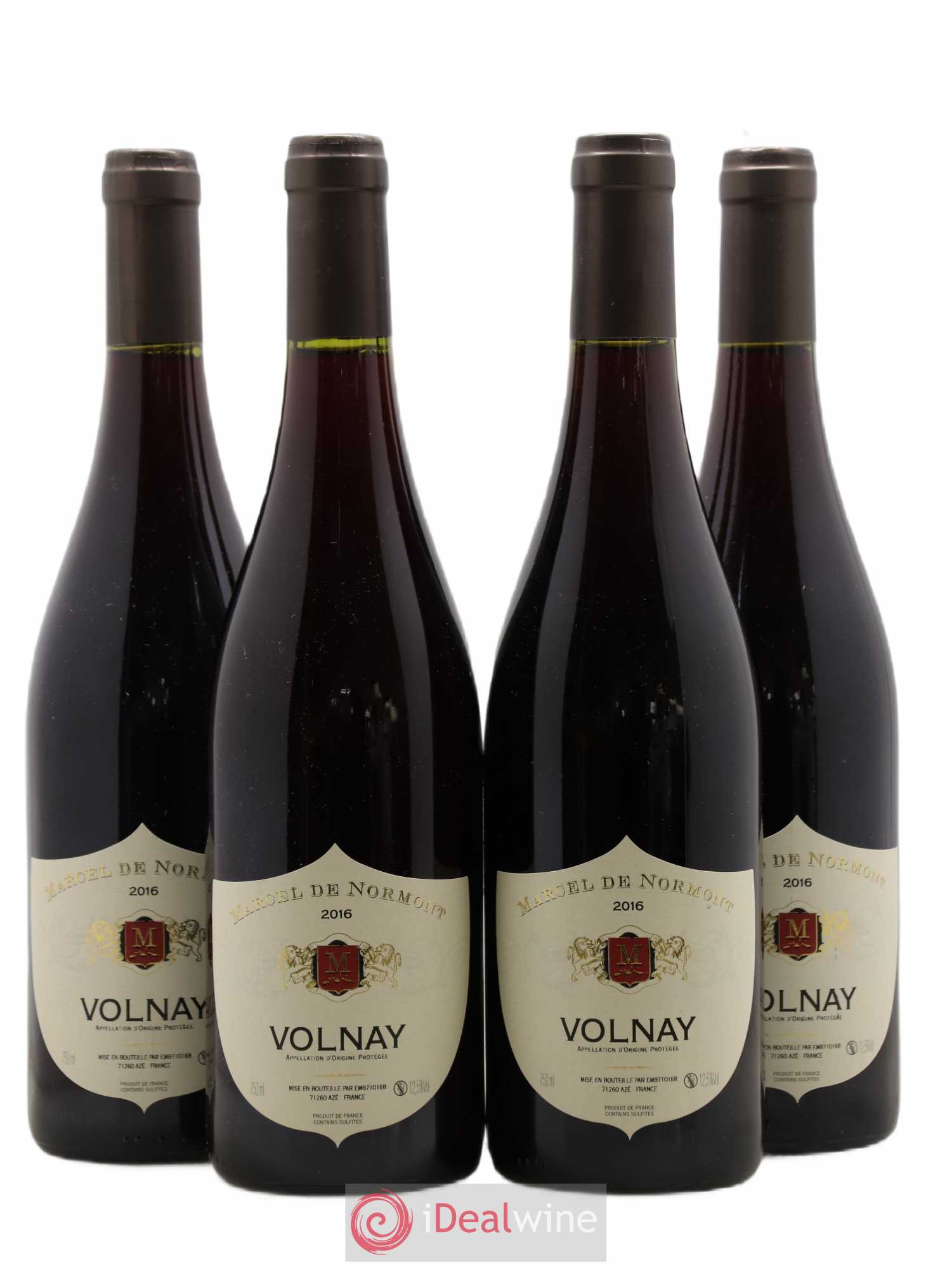 Volnay Marcel de Nomont 2016 - Lot de 4 bouteilles - 0