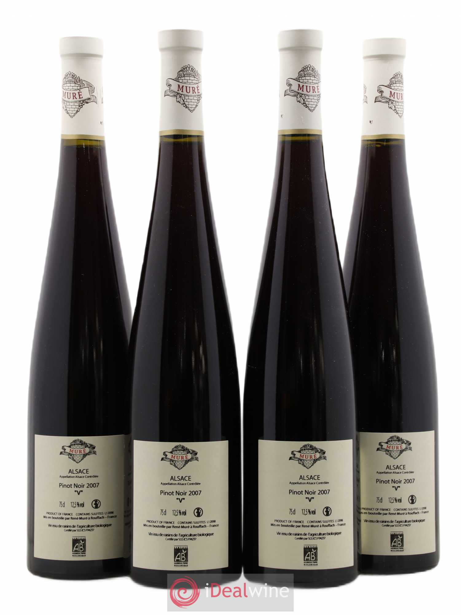 Alsace V Domaine Mure 2007 - Lot de 4 bouteilles - 1